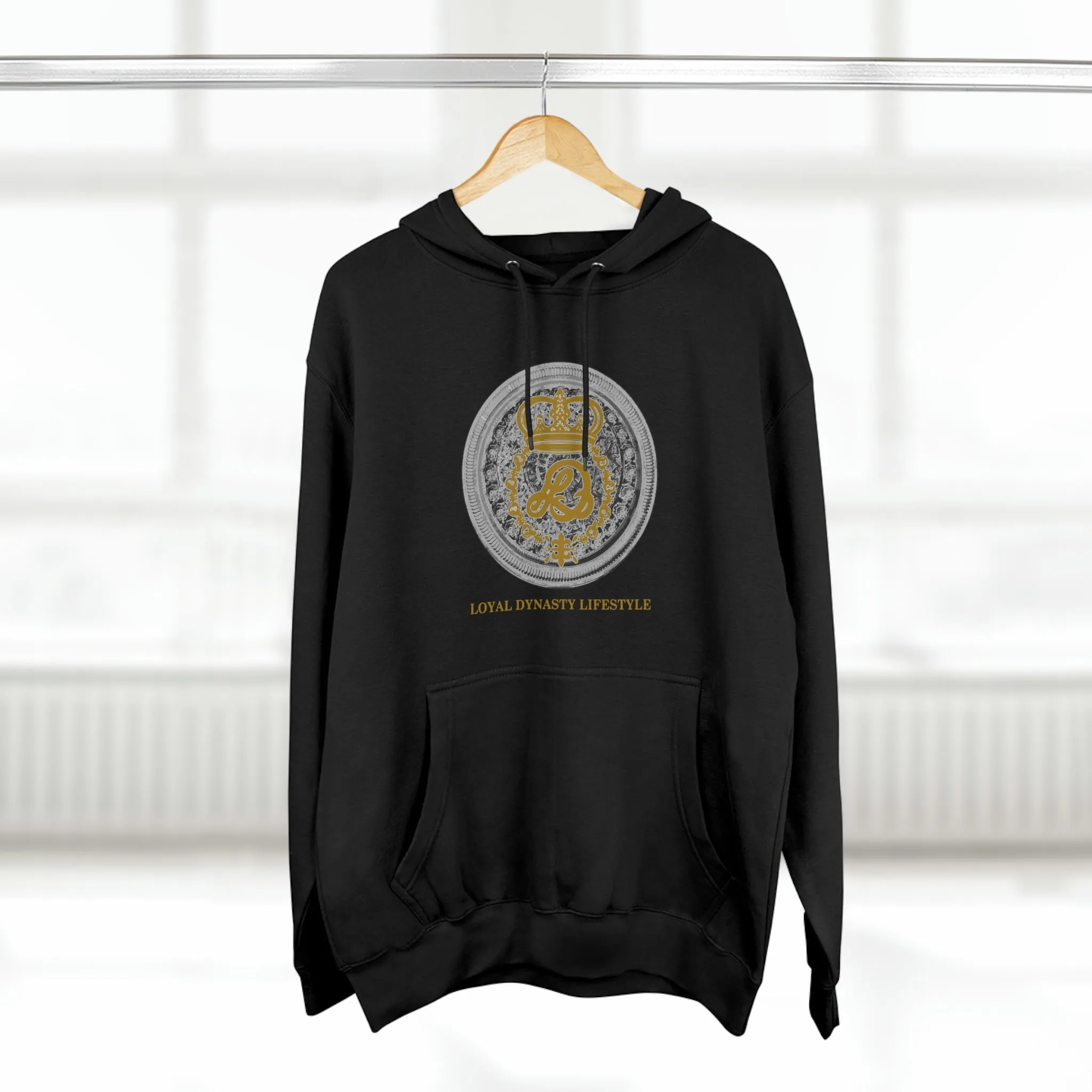 LD K.I.N.G & Crown Holder Unisex Premium Pullover Hoodie
