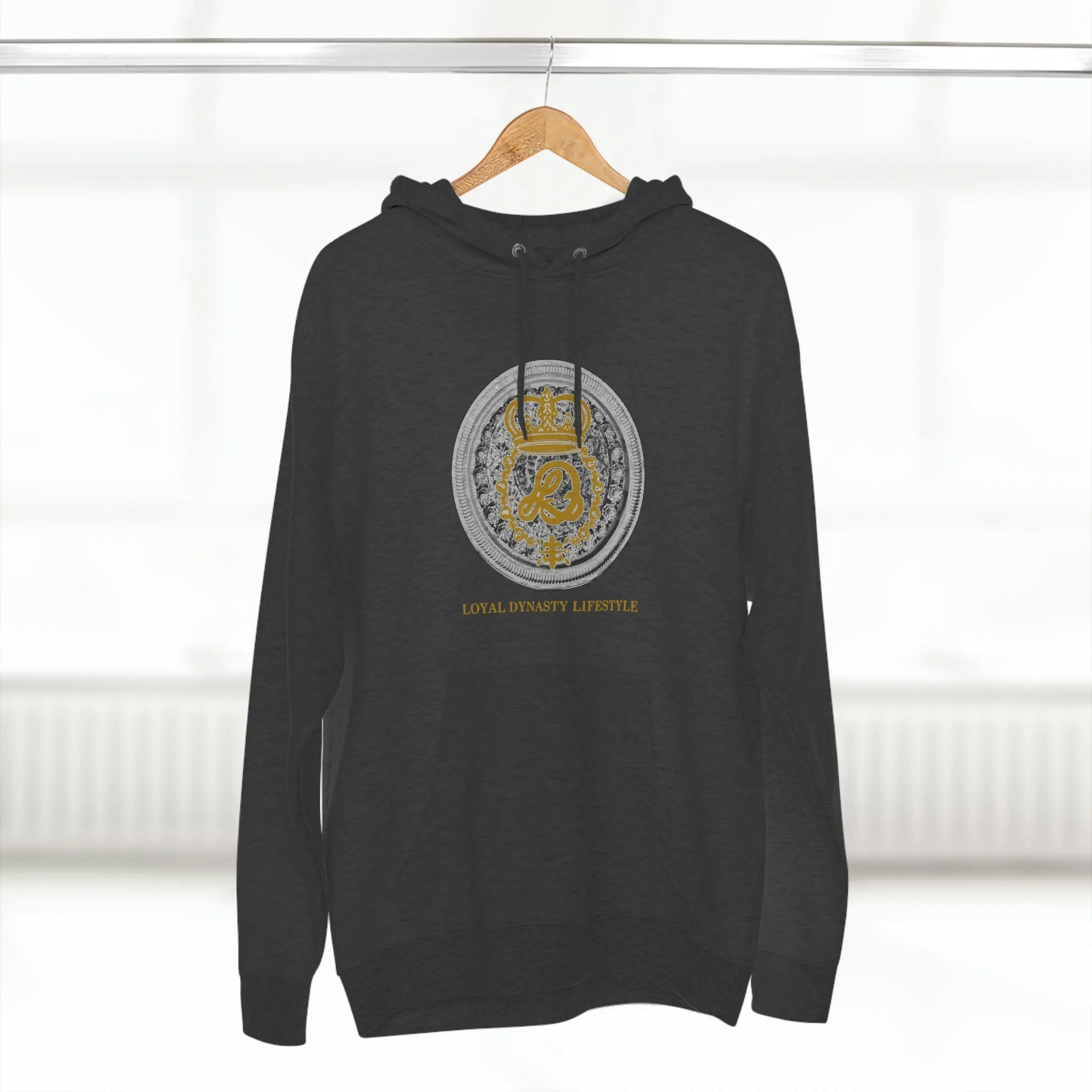 LD K.I.N.G & Crown Holder Unisex Premium Pullover Hoodie