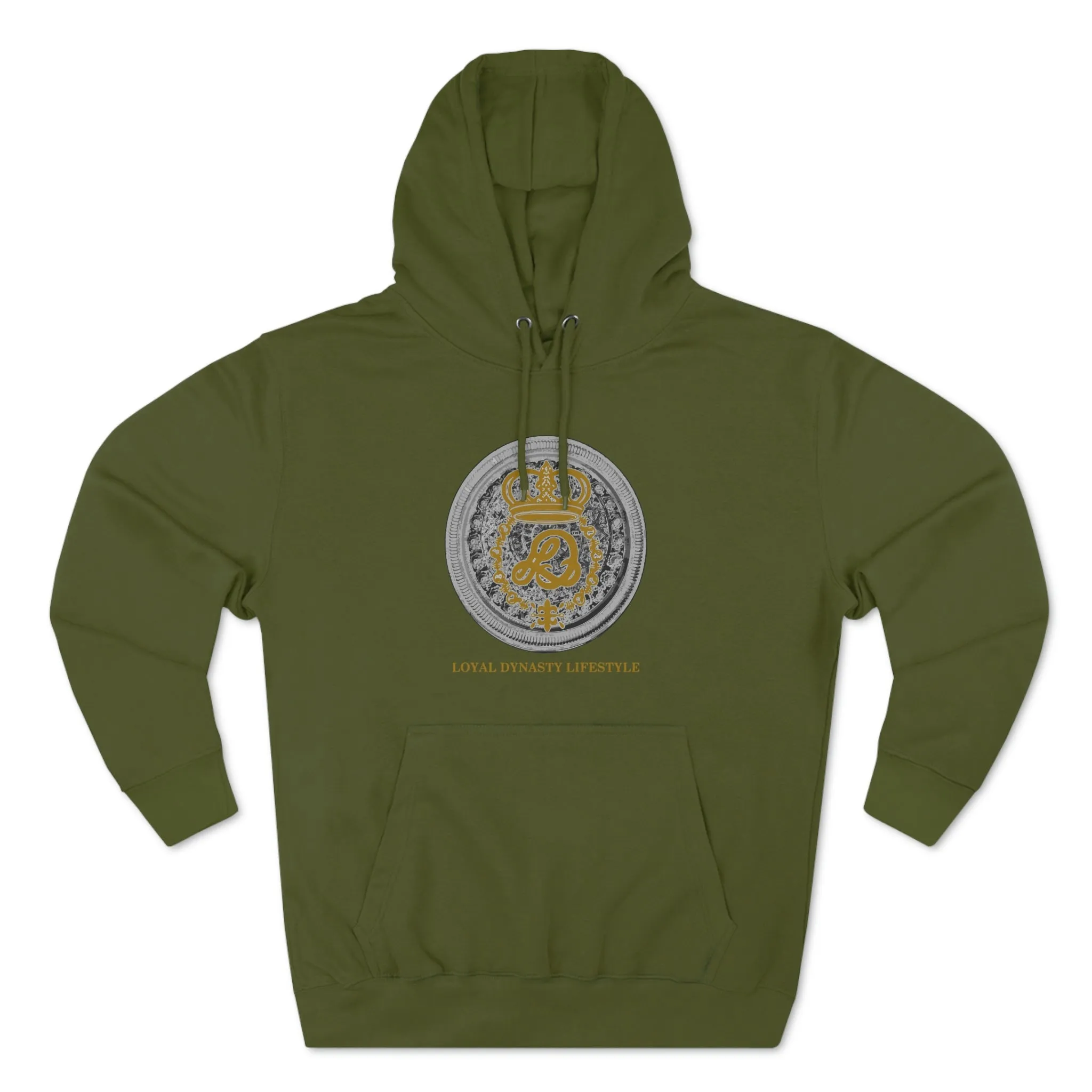 LD K.I.N.G & Crown Holder Unisex Premium Pullover Hoodie