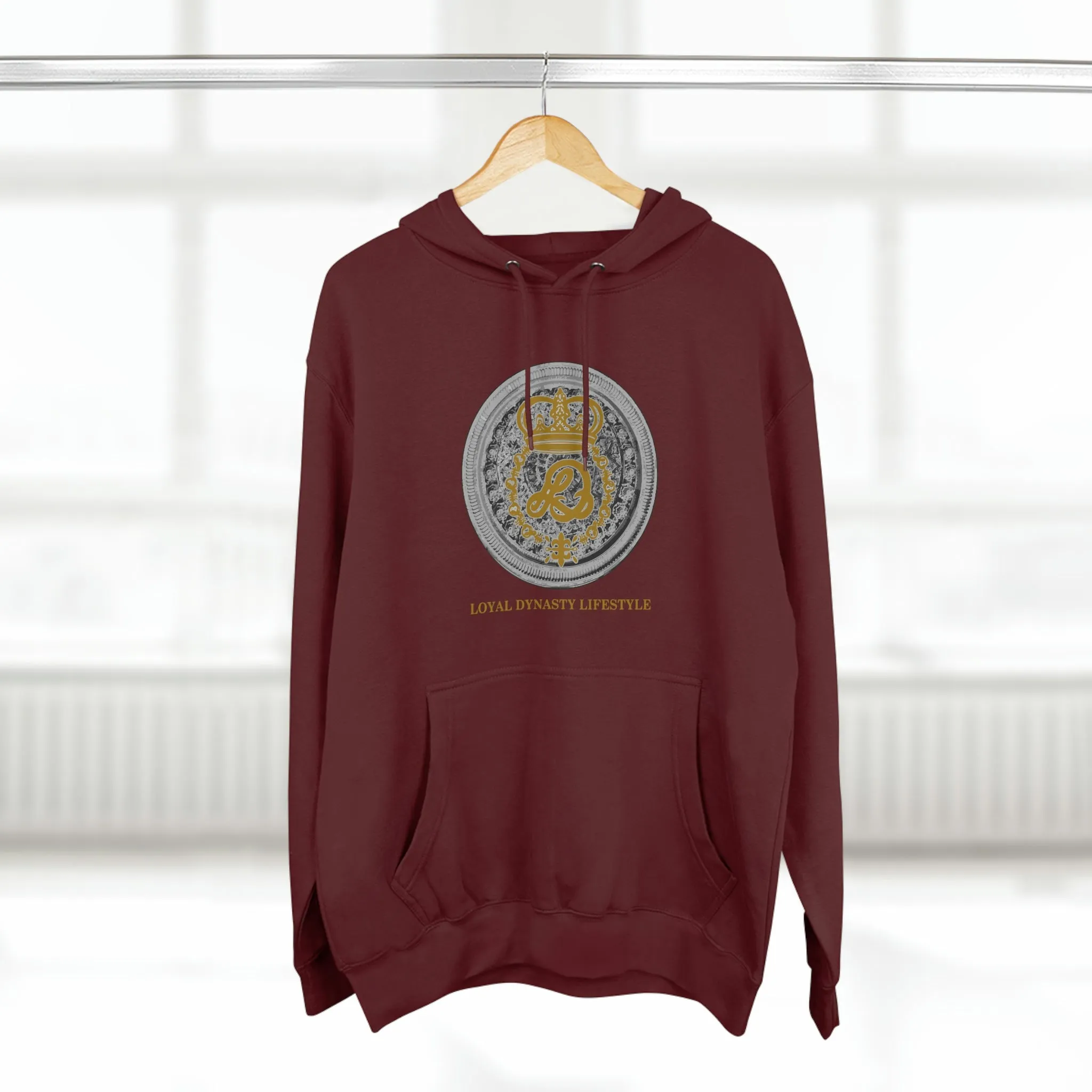 LD K.I.N.G & Crown Holder Unisex Premium Pullover Hoodie