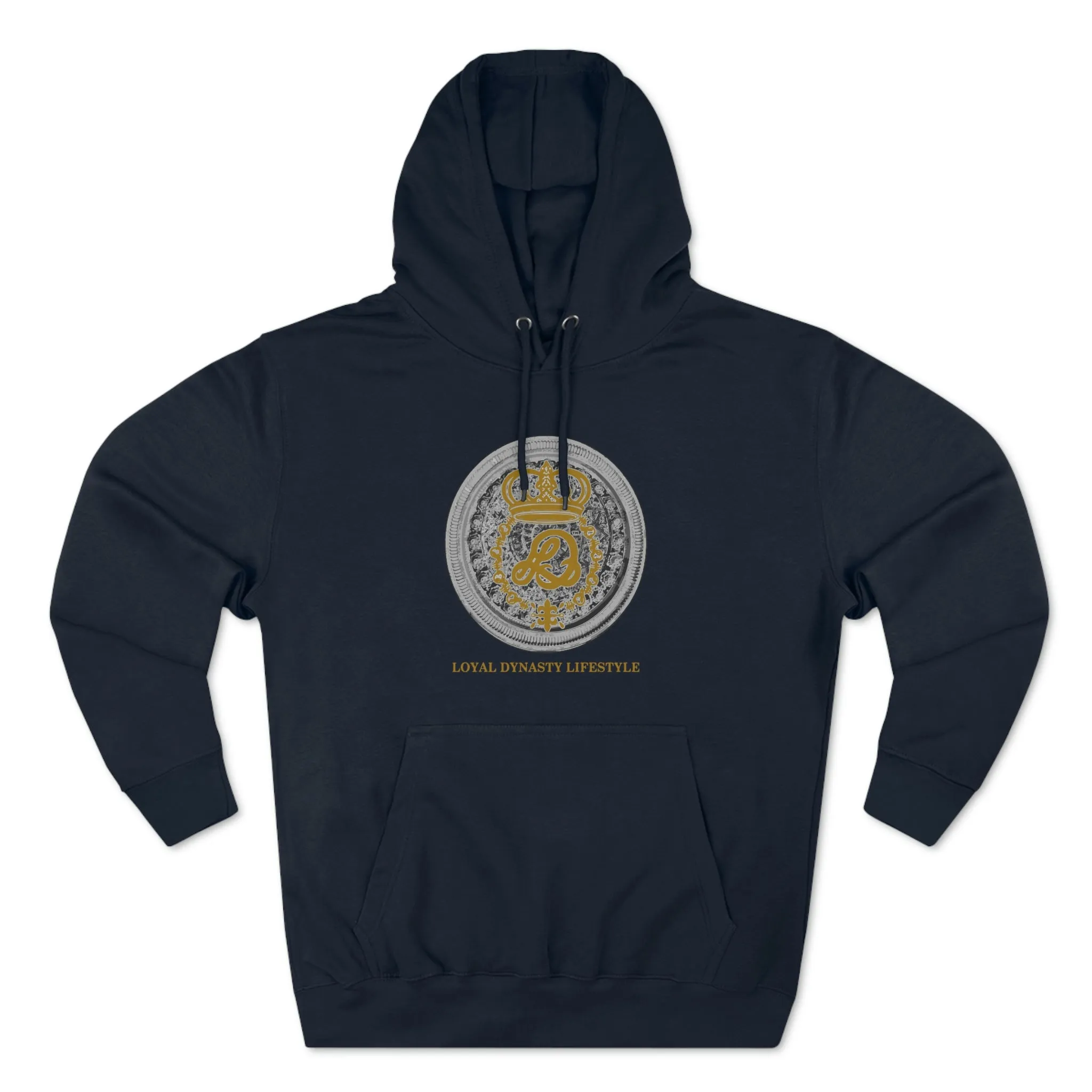 LD K.I.N.G & Crown Holder Unisex Premium Pullover Hoodie