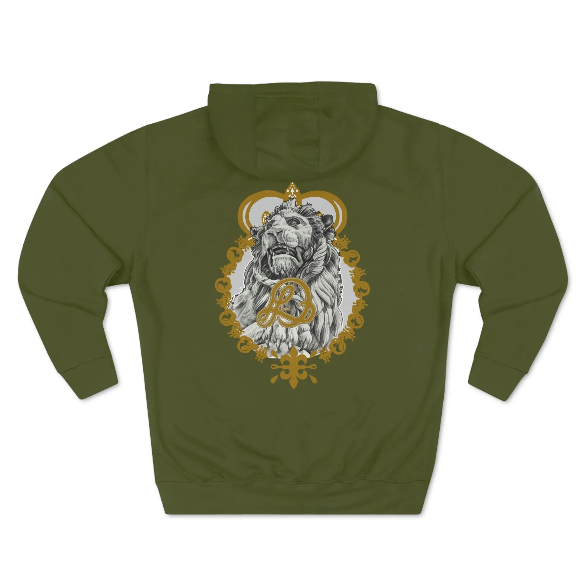 LD K.I.N.G & Crown Holder Unisex Premium Pullover Hoodie