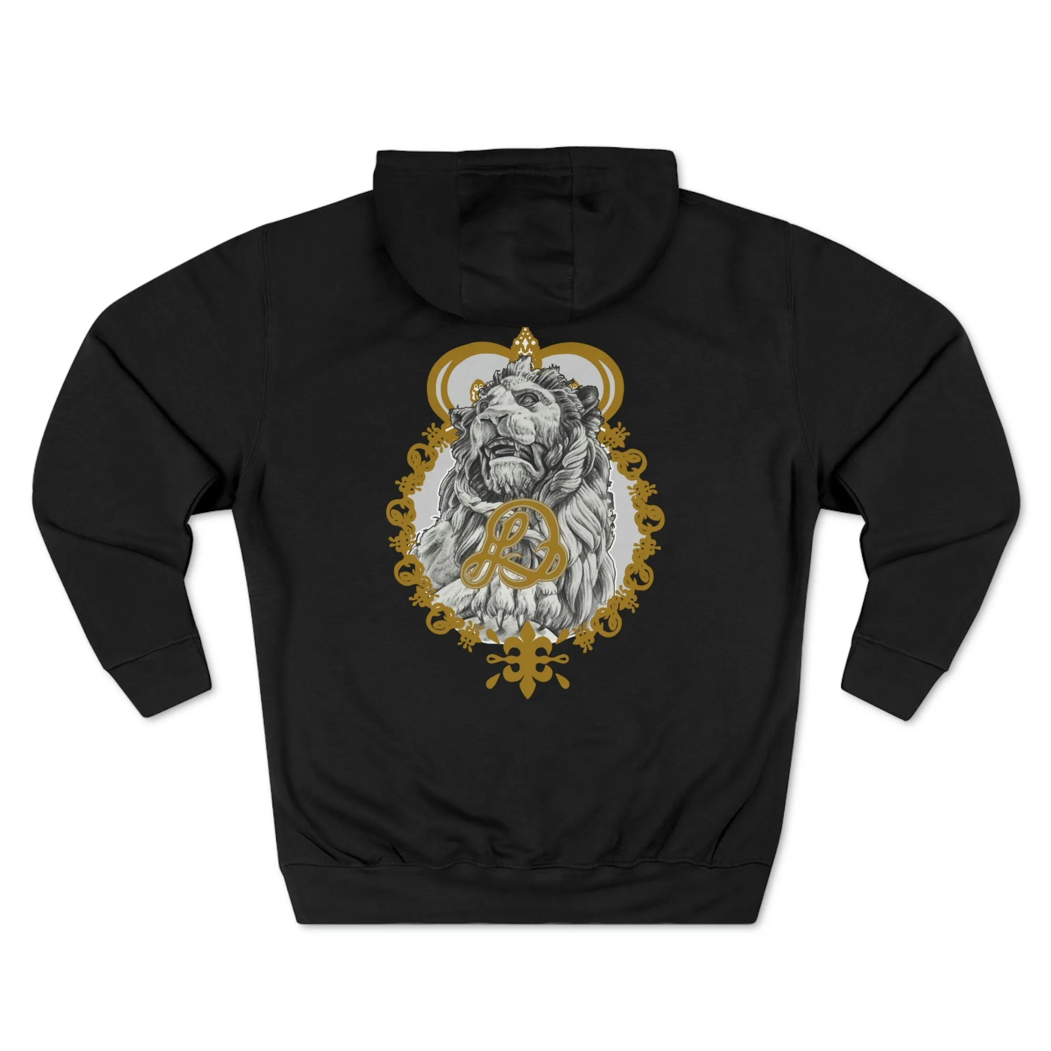 LD K.I.N.G & Crown Holder Unisex Premium Pullover Hoodie
