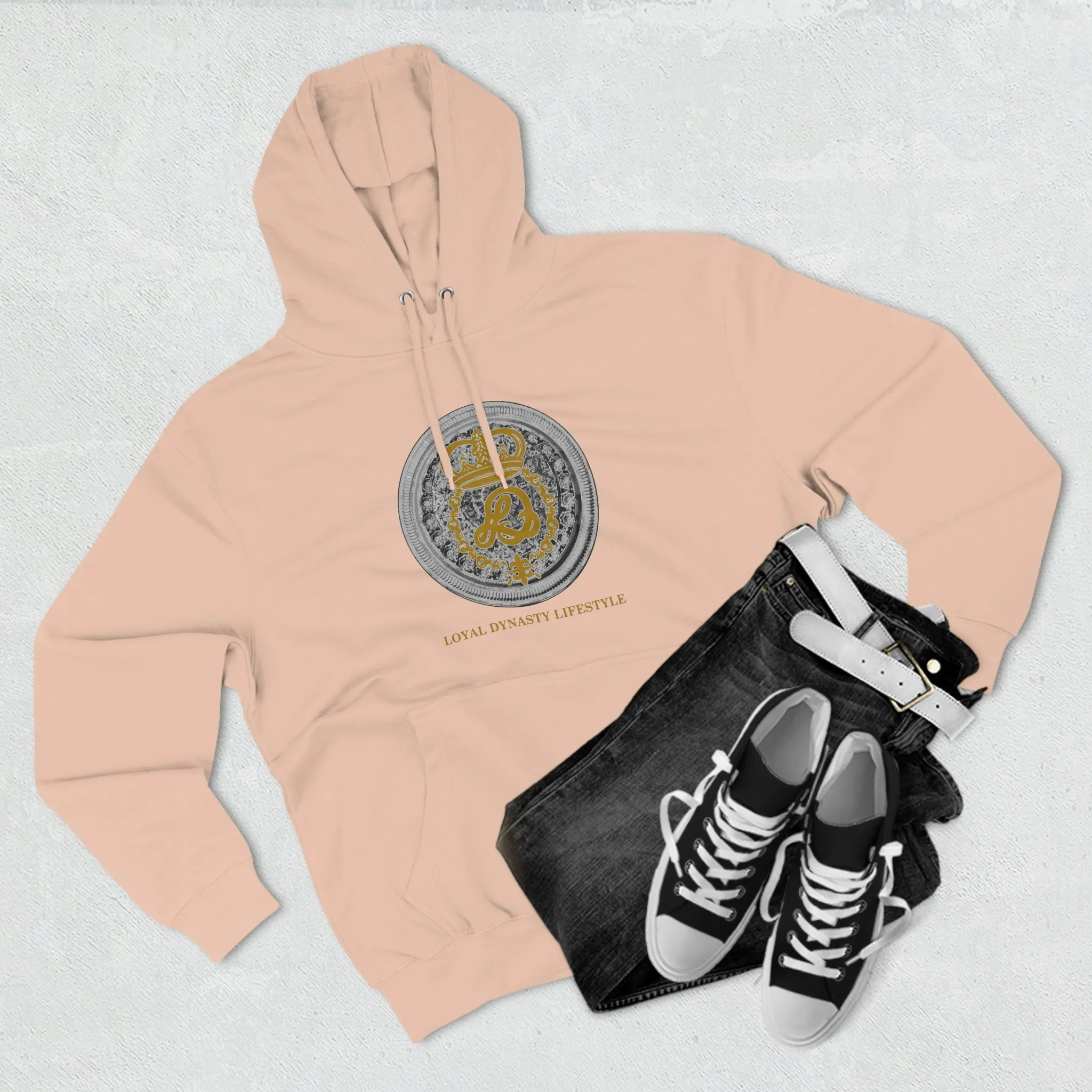 LD K.I.N.G & Crown Holder Unisex Premium Pullover Hoodie