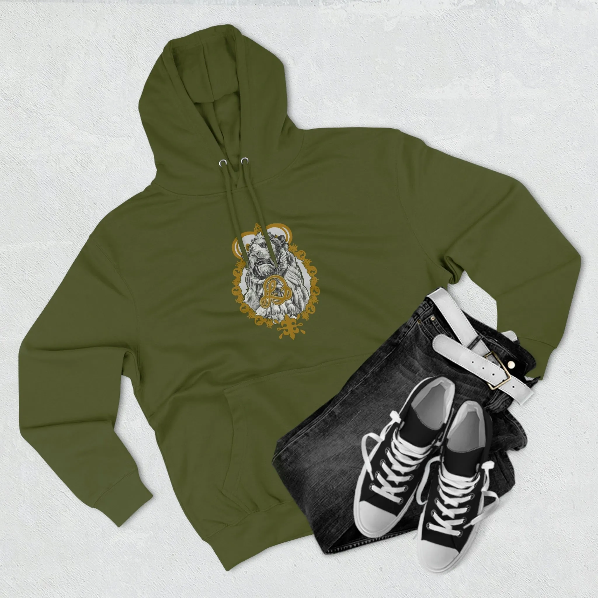 LD K.I.N.G & Spartan Unisex Premium Pullover Hoodie