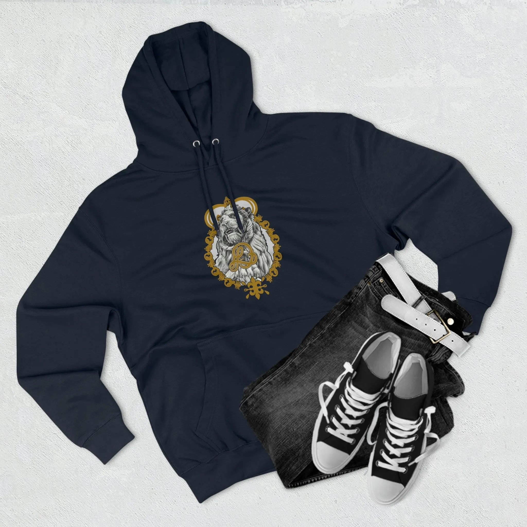 LD K.I.N.G & Spartan Unisex Premium Pullover Hoodie