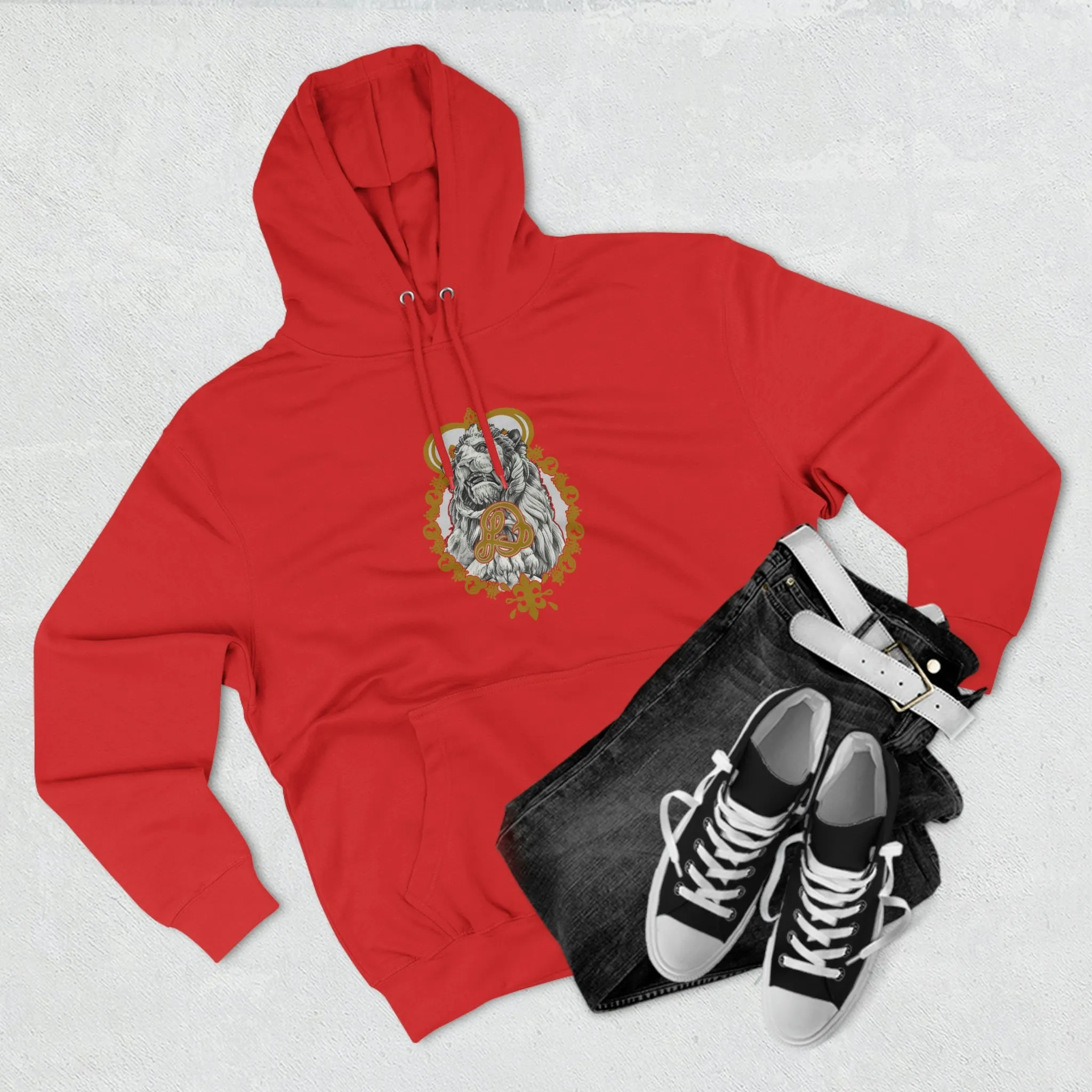 LD K.I.N.G & Spartan Unisex Premium Pullover Hoodie