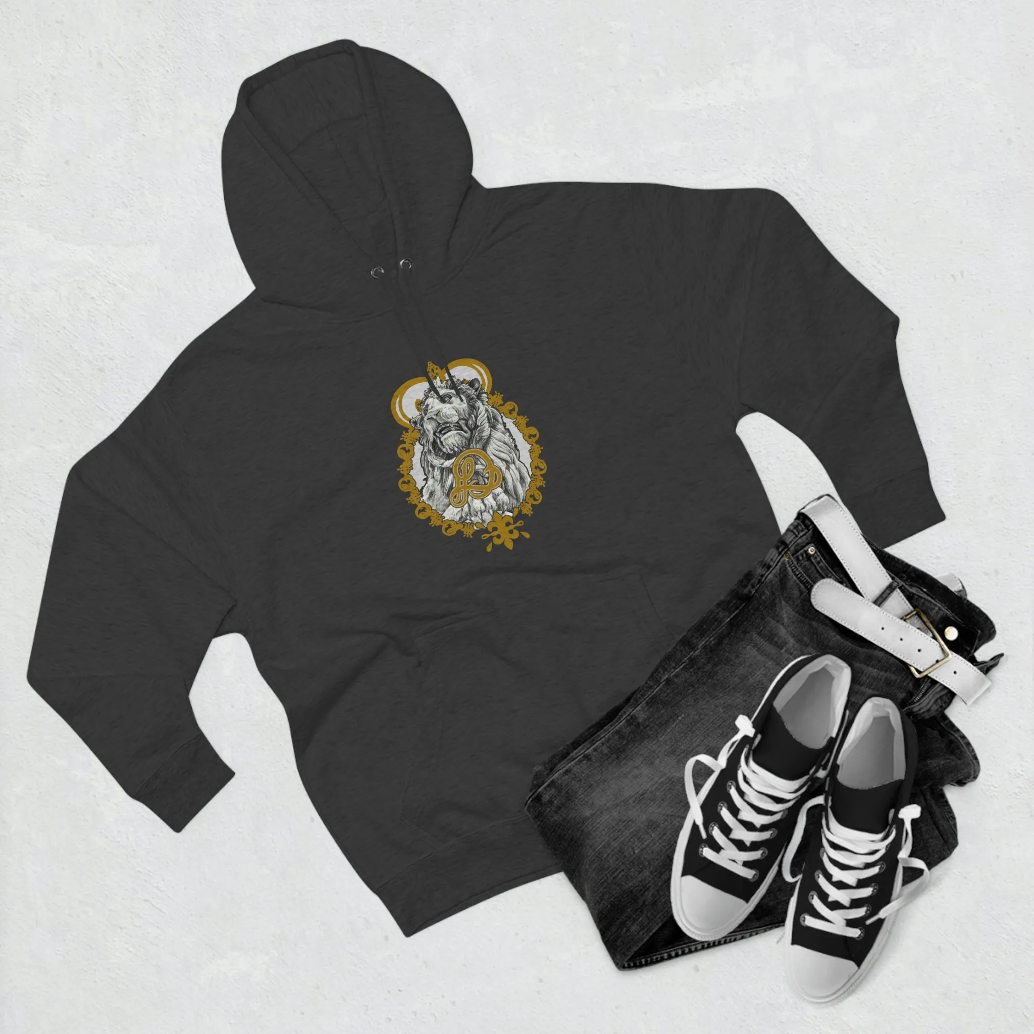 LD K.I.N.G & Spartan Unisex Premium Pullover Hoodie