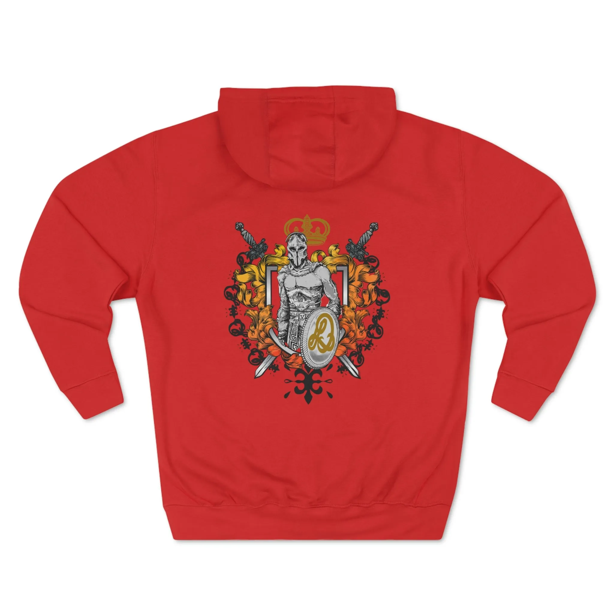LD Spartan & Crown Holder Unisex Premium Pullover Hoodie