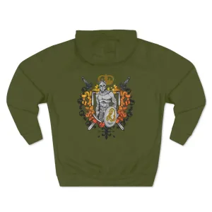 LD Spartan & Crown Holder Unisex Premium Pullover Hoodie