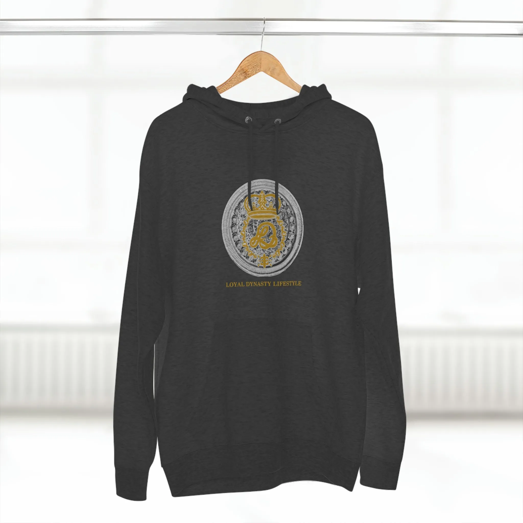LD Spartan & Crown Holder Unisex Premium Pullover Hoodie