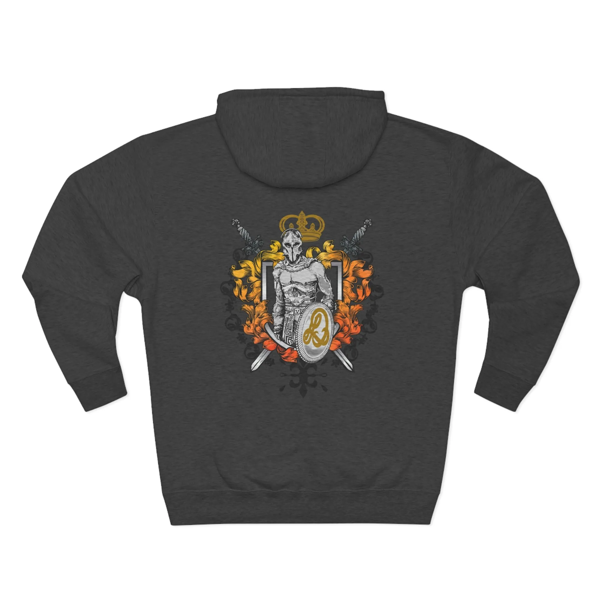 LD Spartan & Crown Holder Unisex Premium Pullover Hoodie