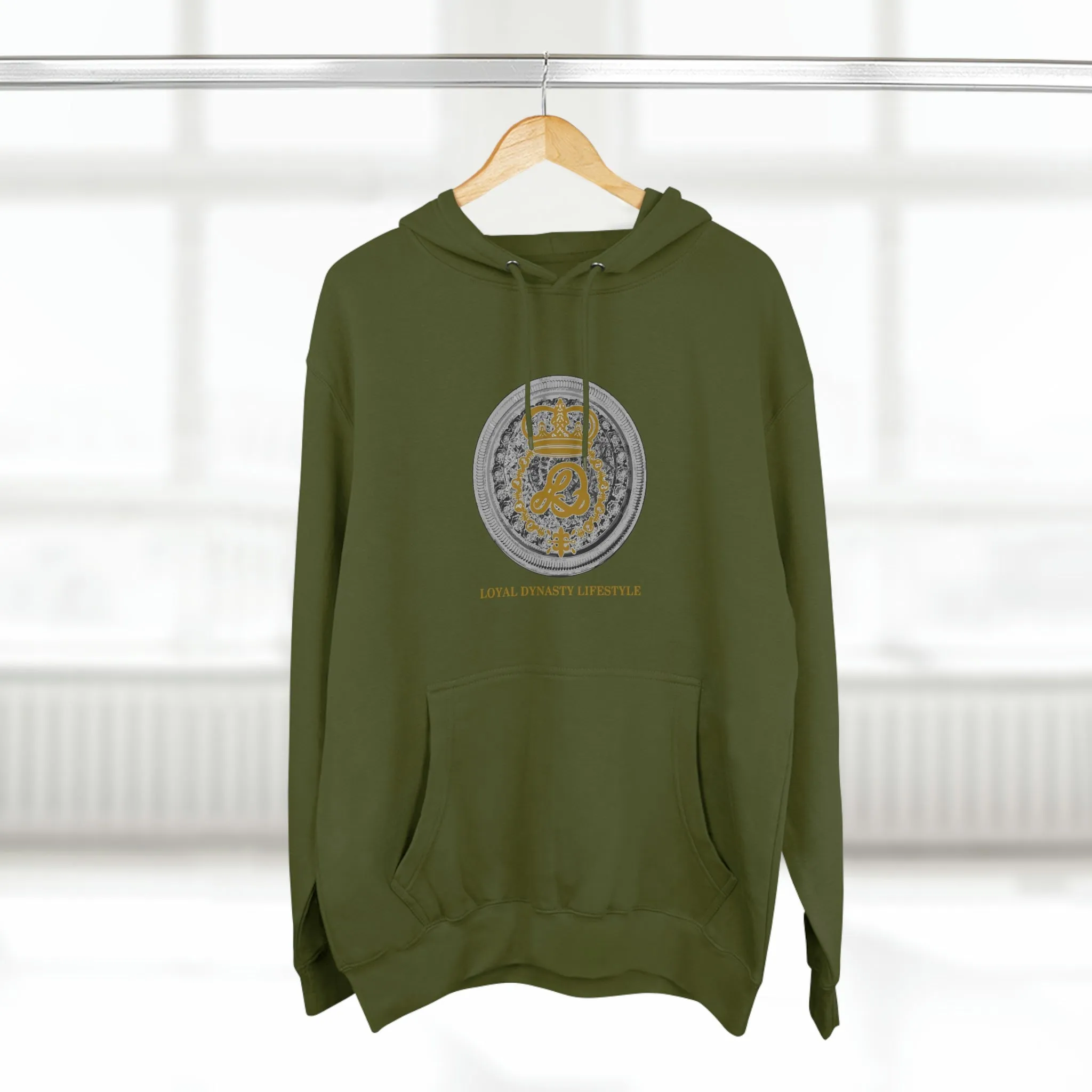 LD Spartan & Crown Holder Unisex Premium Pullover Hoodie