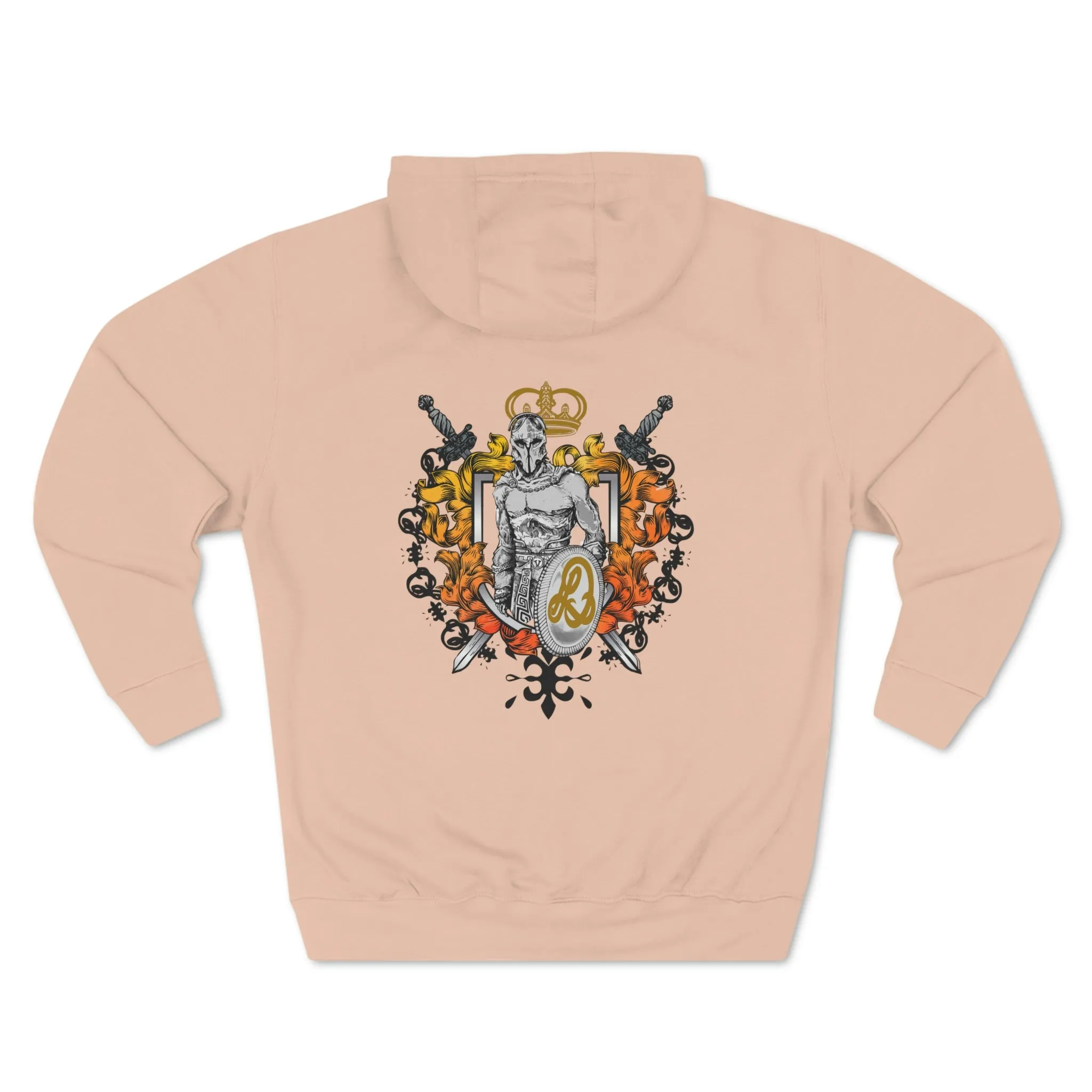 LD Spartan & Crown Holder Unisex Premium Pullover Hoodie