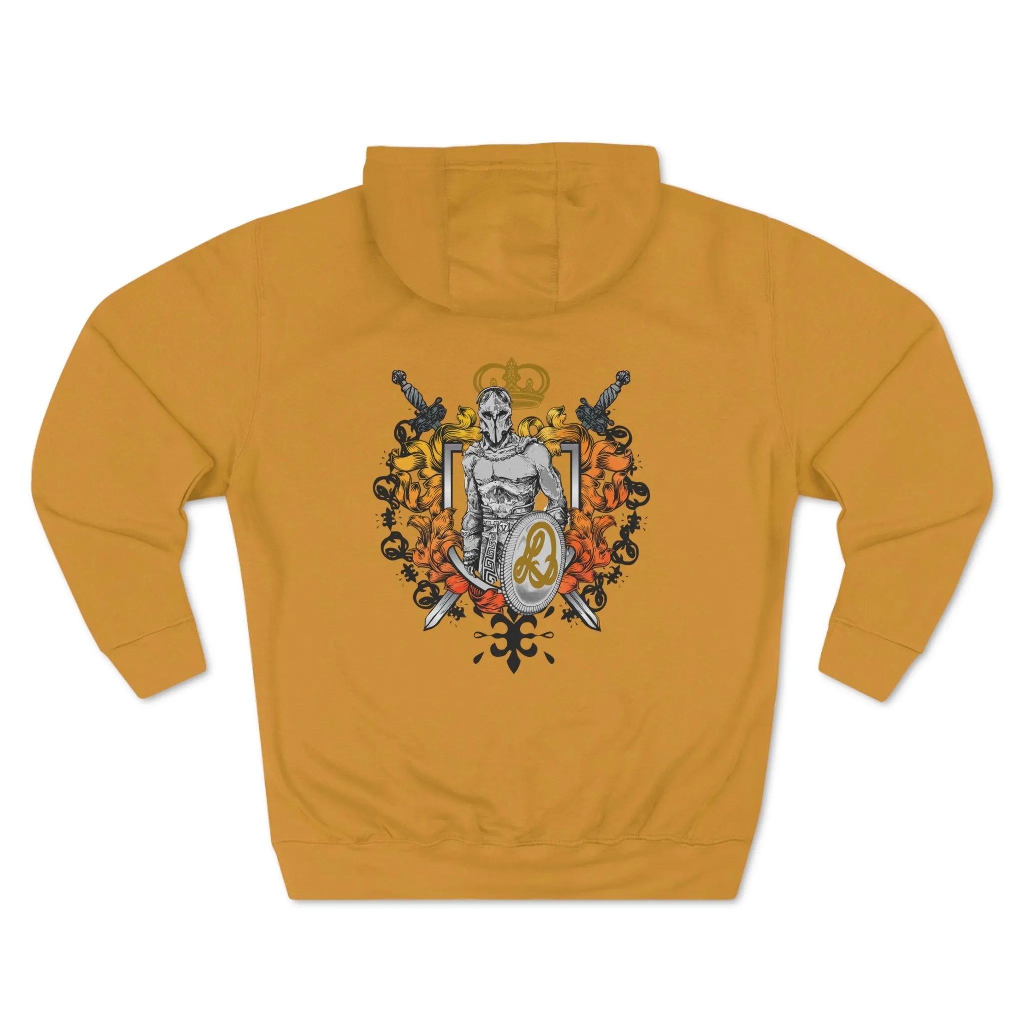 LD Spartan & Crown Holder Unisex Premium Pullover Hoodie