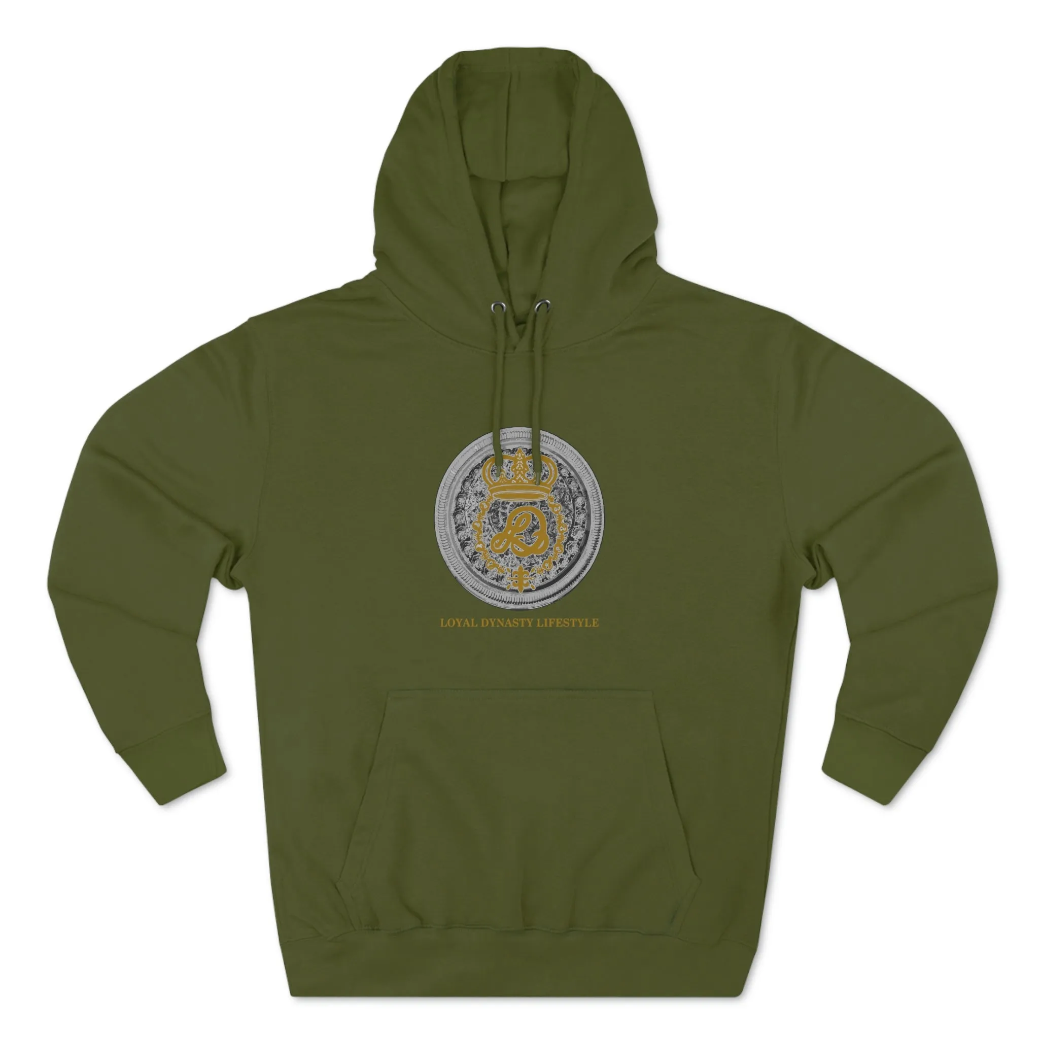 LD Spartan & Crown Holder Unisex Premium Pullover Hoodie