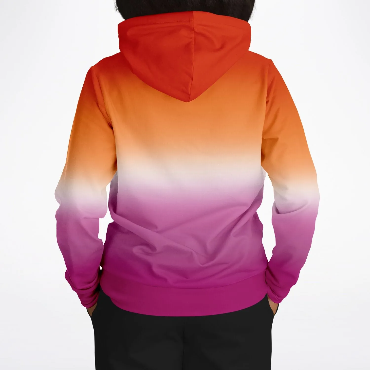 Lesbian Pride Ombre Pullover Hoodie