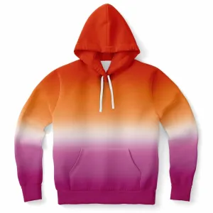 Lesbian Pride Ombre Pullover Hoodie