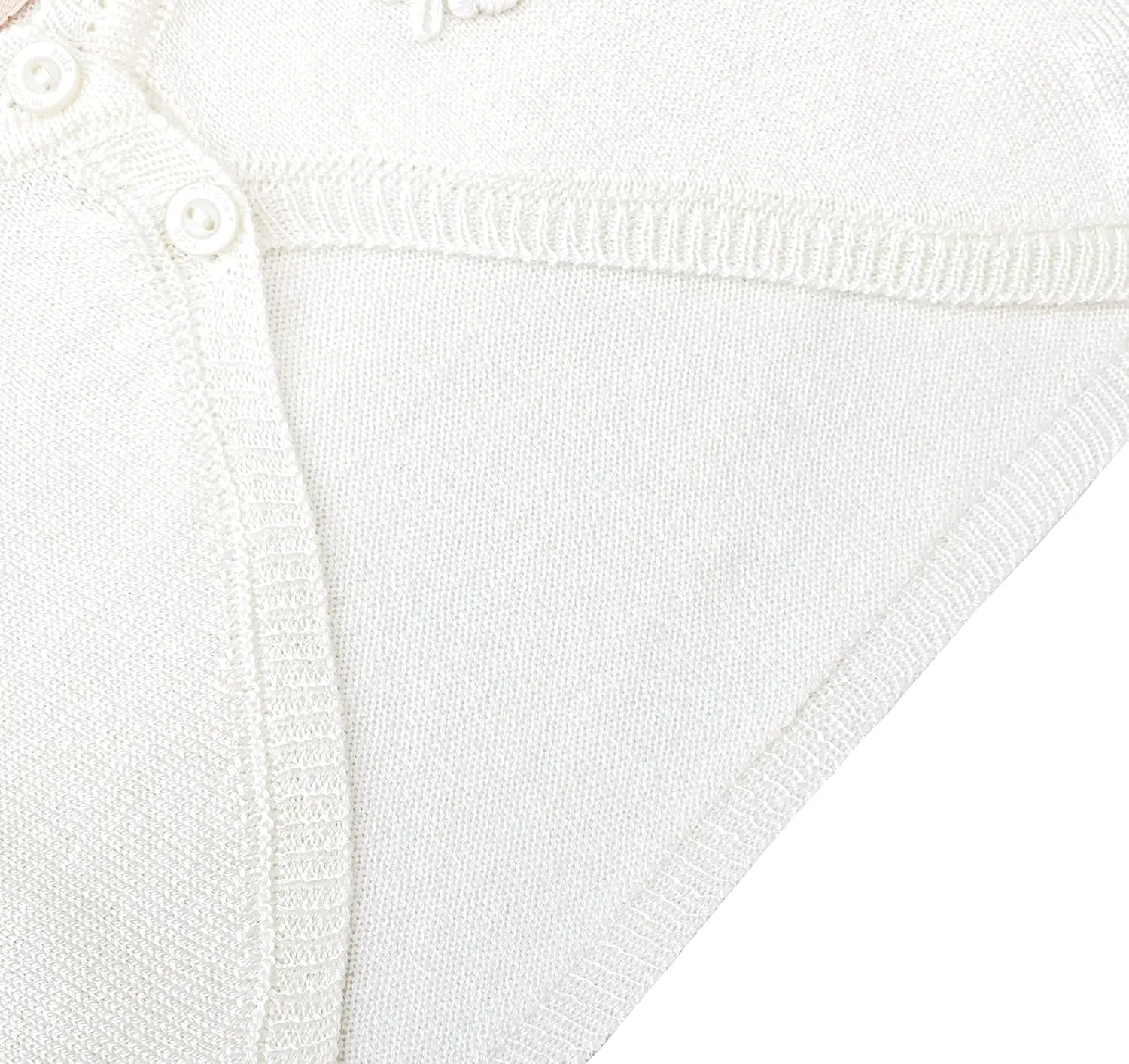 Lilax Baby Girls' Long Sleeve Cardigan Shrug, Button Closure Bolero