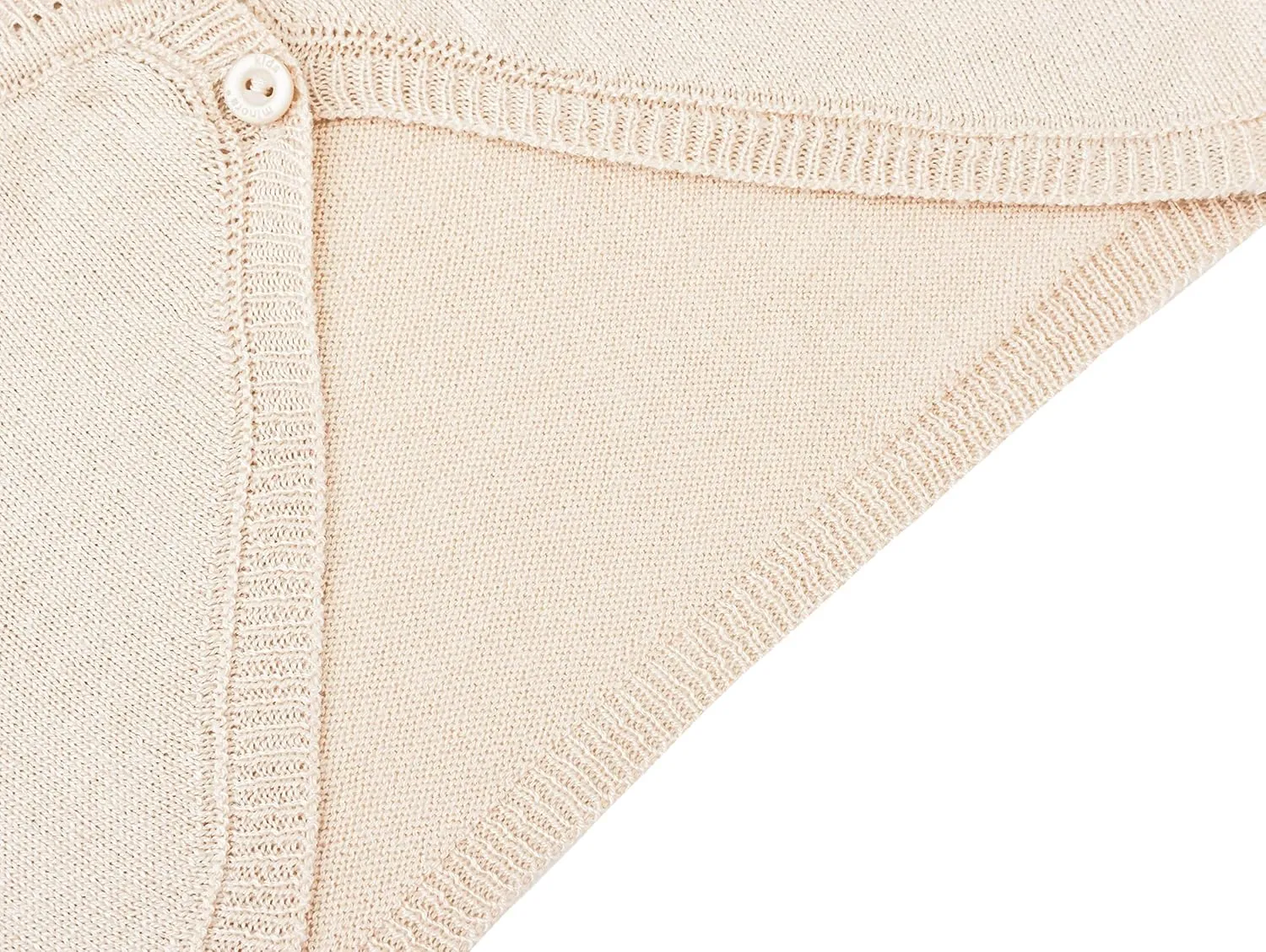 Lilax Baby Girls' Long Sleeve Cardigan Shrug, Button Closure Bolero