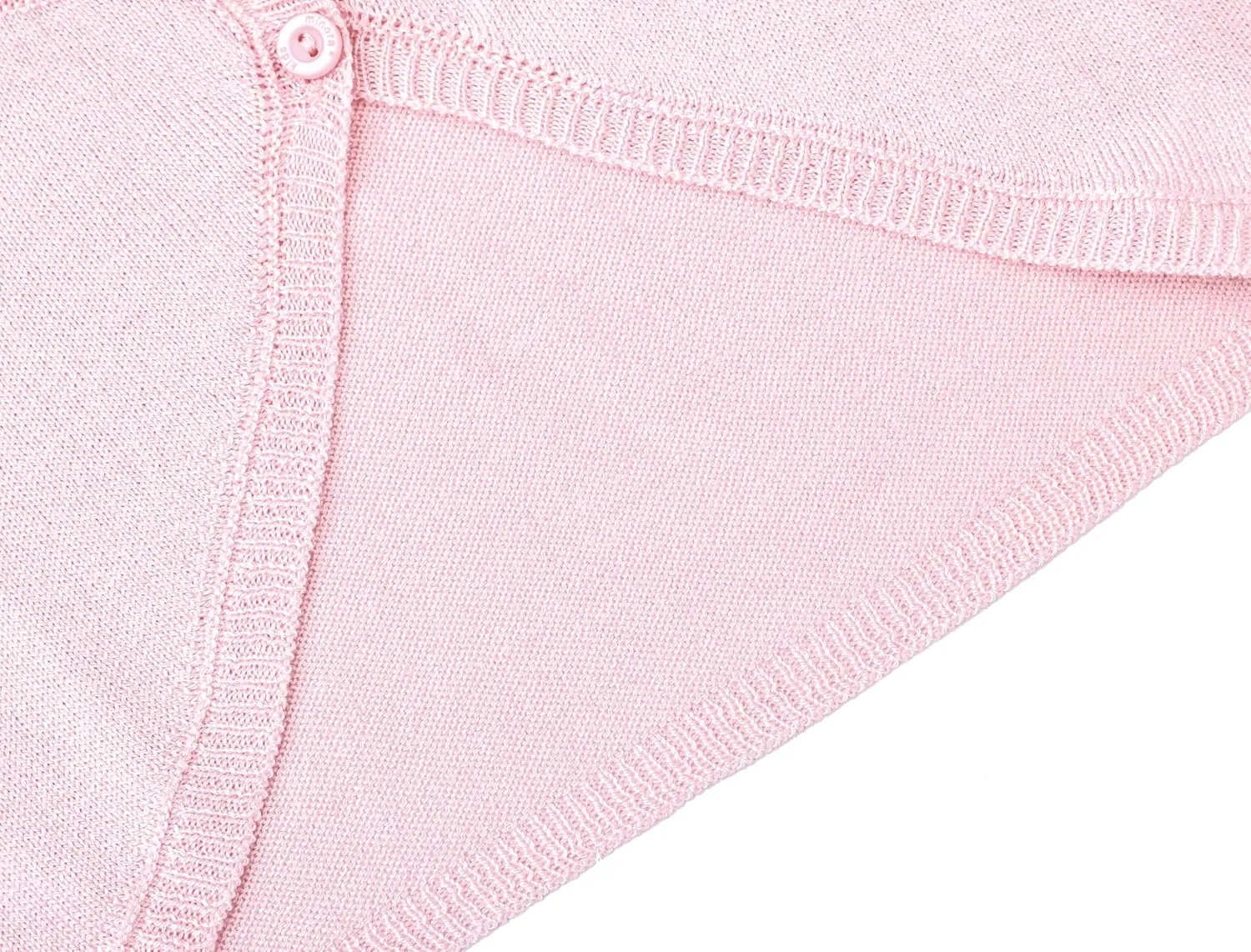 Lilax Baby Girls' Long Sleeve Cardigan Shrug, Button Closure Bolero