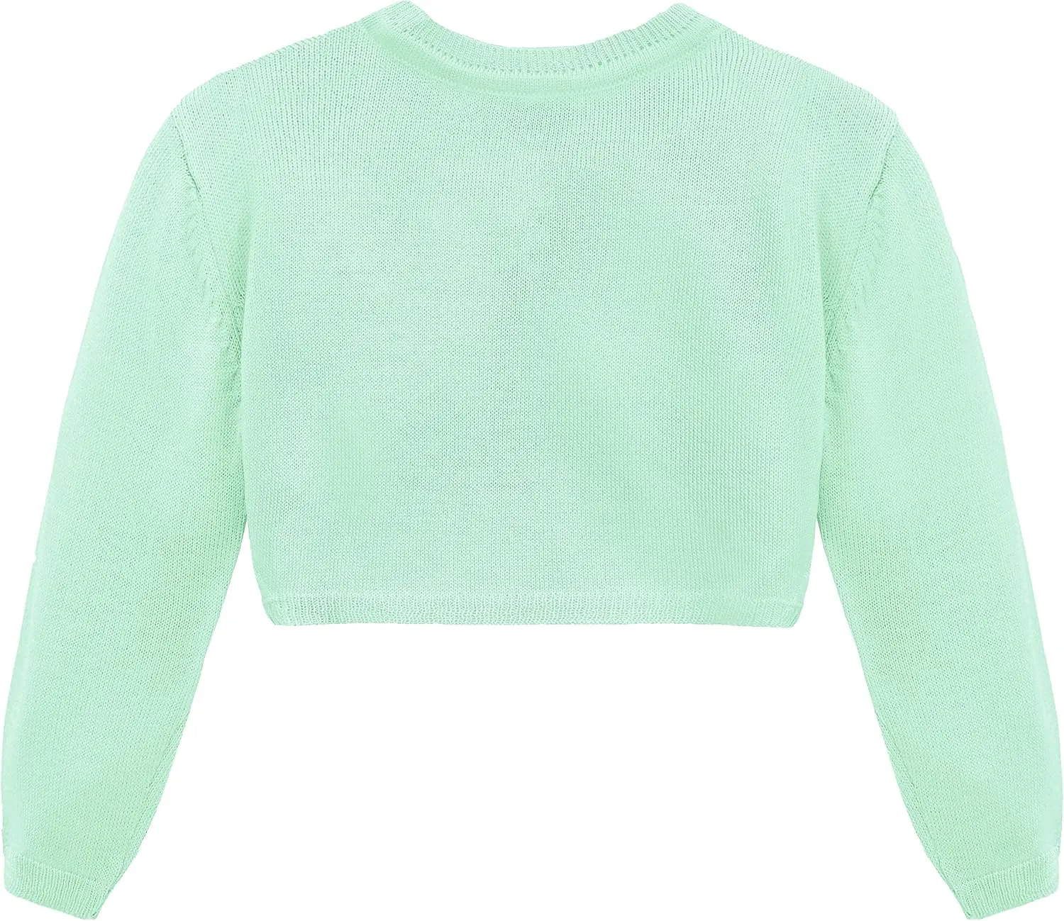 Lilax Baby Girls' Long Sleeve Cardigan Shrug, Button Closure Bolero