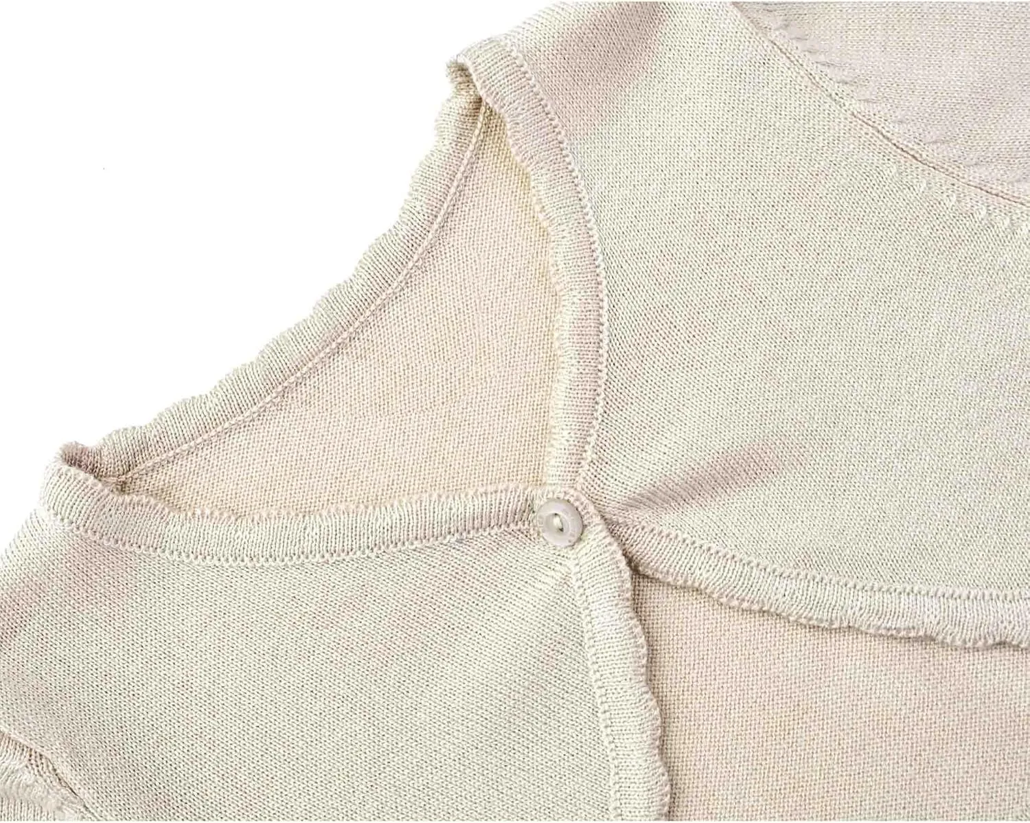 Lilax Baby Girls' Long Sleeve Cardigan Shrug, Button Closure Knitted Bolero