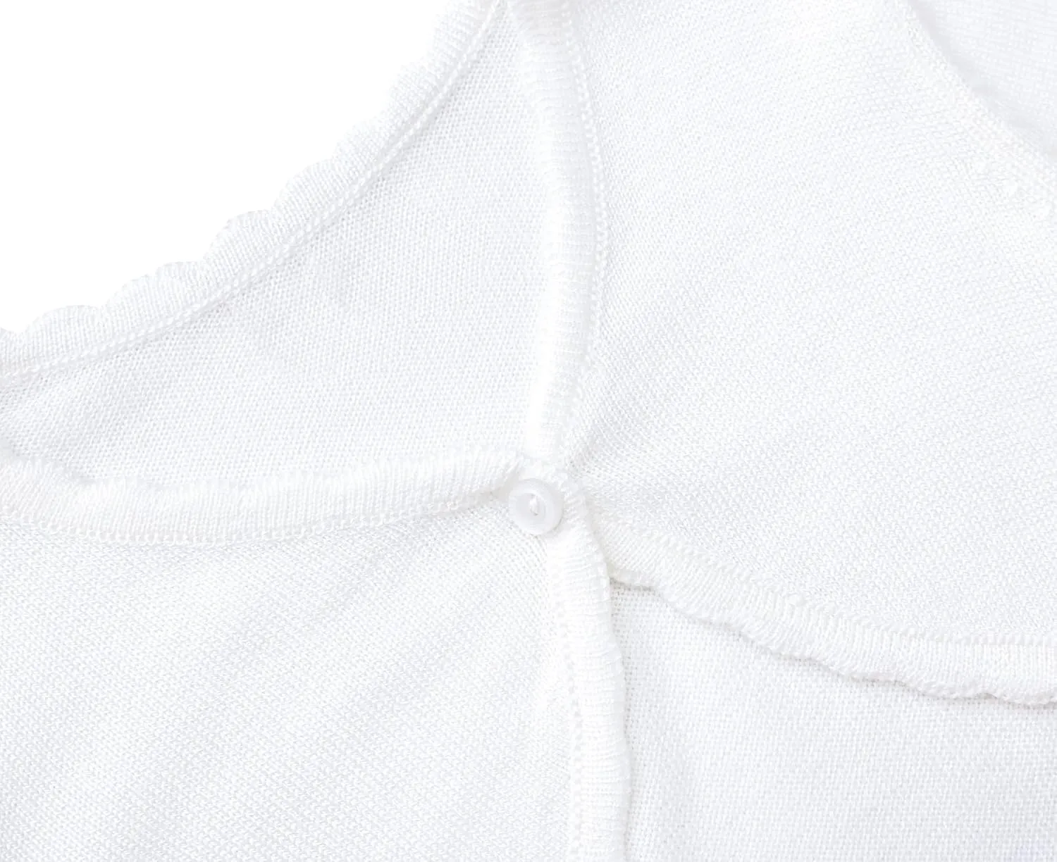 Lilax Baby Girls' Long Sleeve Cardigan Shrug, Button Closure Knitted Bolero