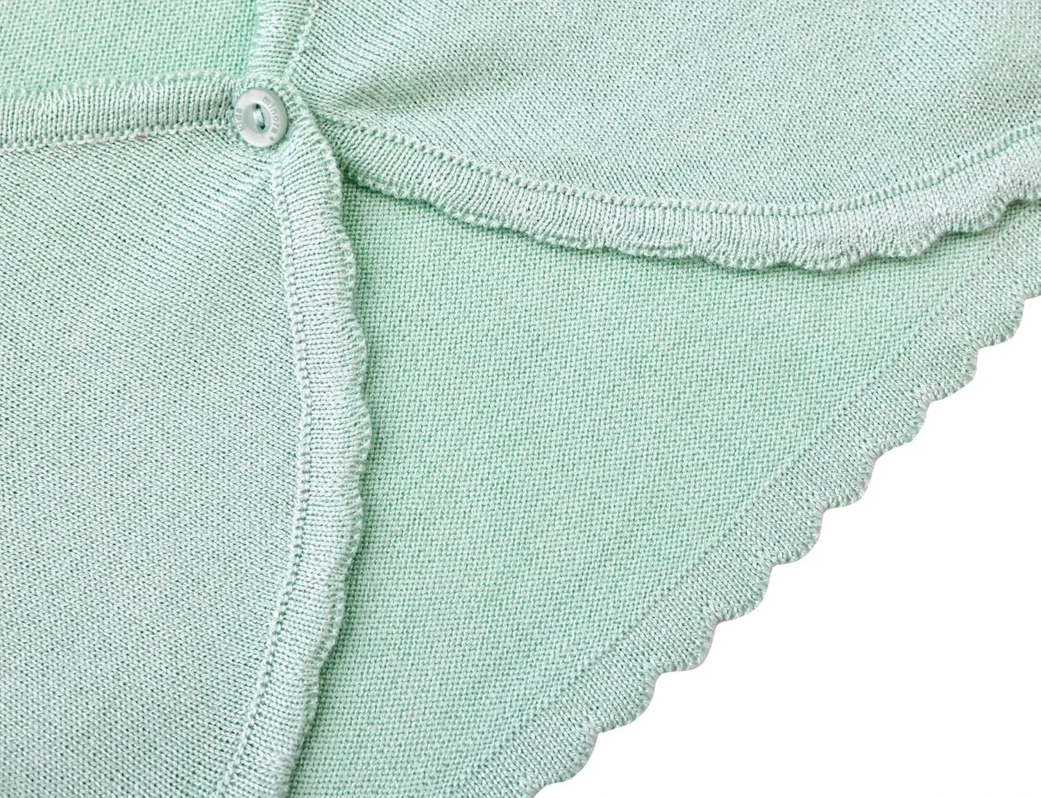 Lilax Baby Girls' Long Sleeve Cardigan Shrug, Button Closure Knitted Bolero