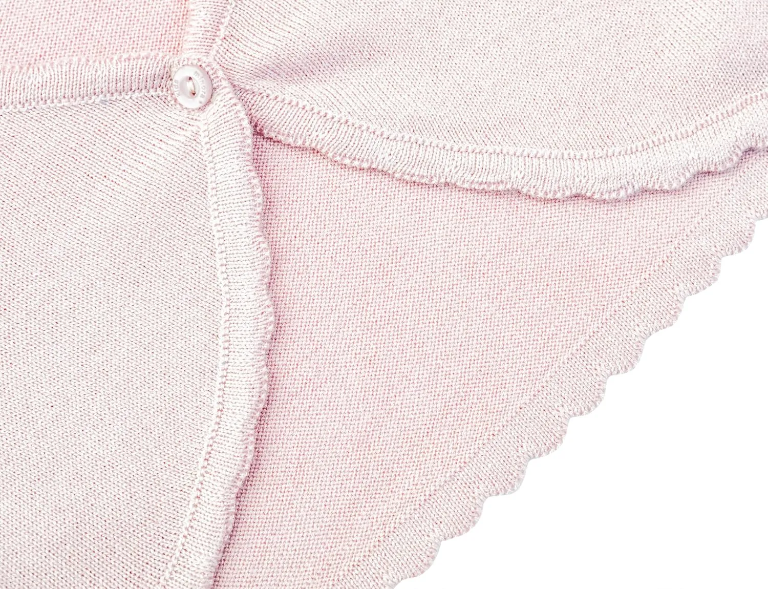 Lilax Baby Girls' Long Sleeve Cardigan Shrug, Button Closure Knitted Bolero