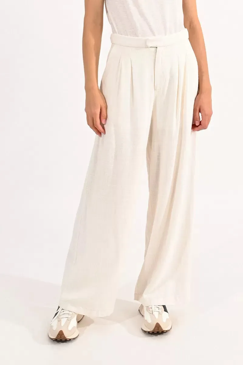 Lili Sidonio Off White Pants