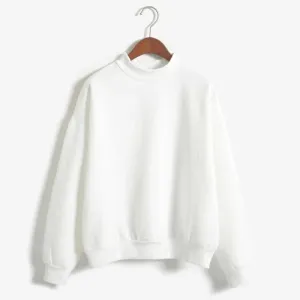 Metaversmall Korean Fashion M-XXL Women Hoodies 9 Colors Autumn Winter Pullover Loose Fleece Tracksuit Thick Pure Sweatshirt Female