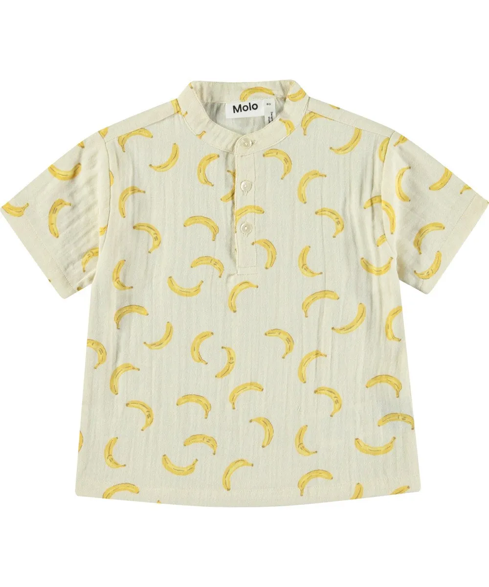 Molo Ever Shirt in Cute Bananas