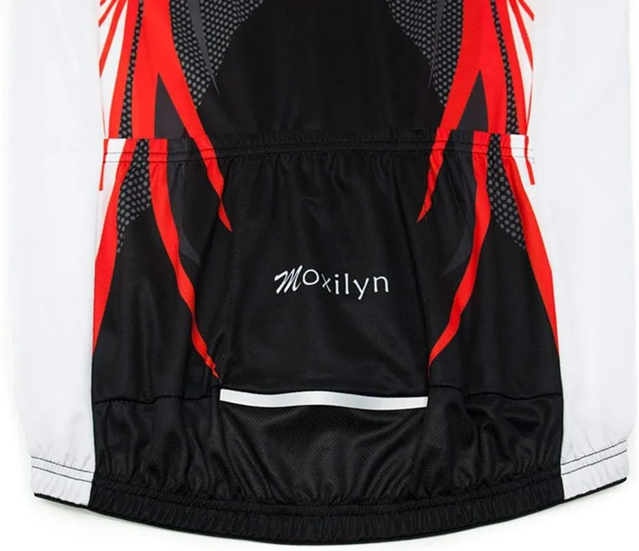 MOXILYN Men's Quick-Dry Cycling Jersey Set Road Bike Bicycle Shirt   Bib Pants with 9D Gel Padded MTB Riding Clothing kit