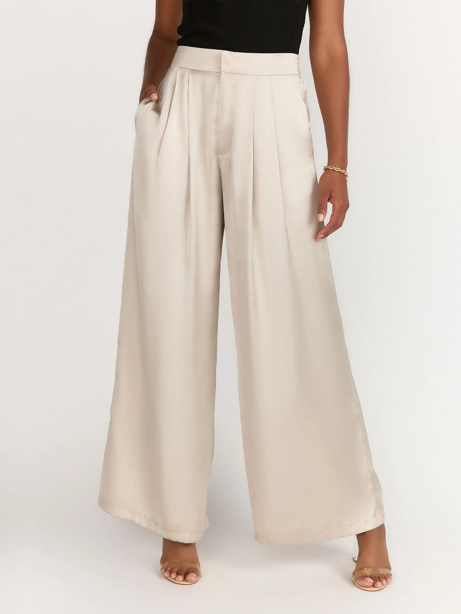 Mustard Seed Satin Wide Leg Pant - Brands We Love