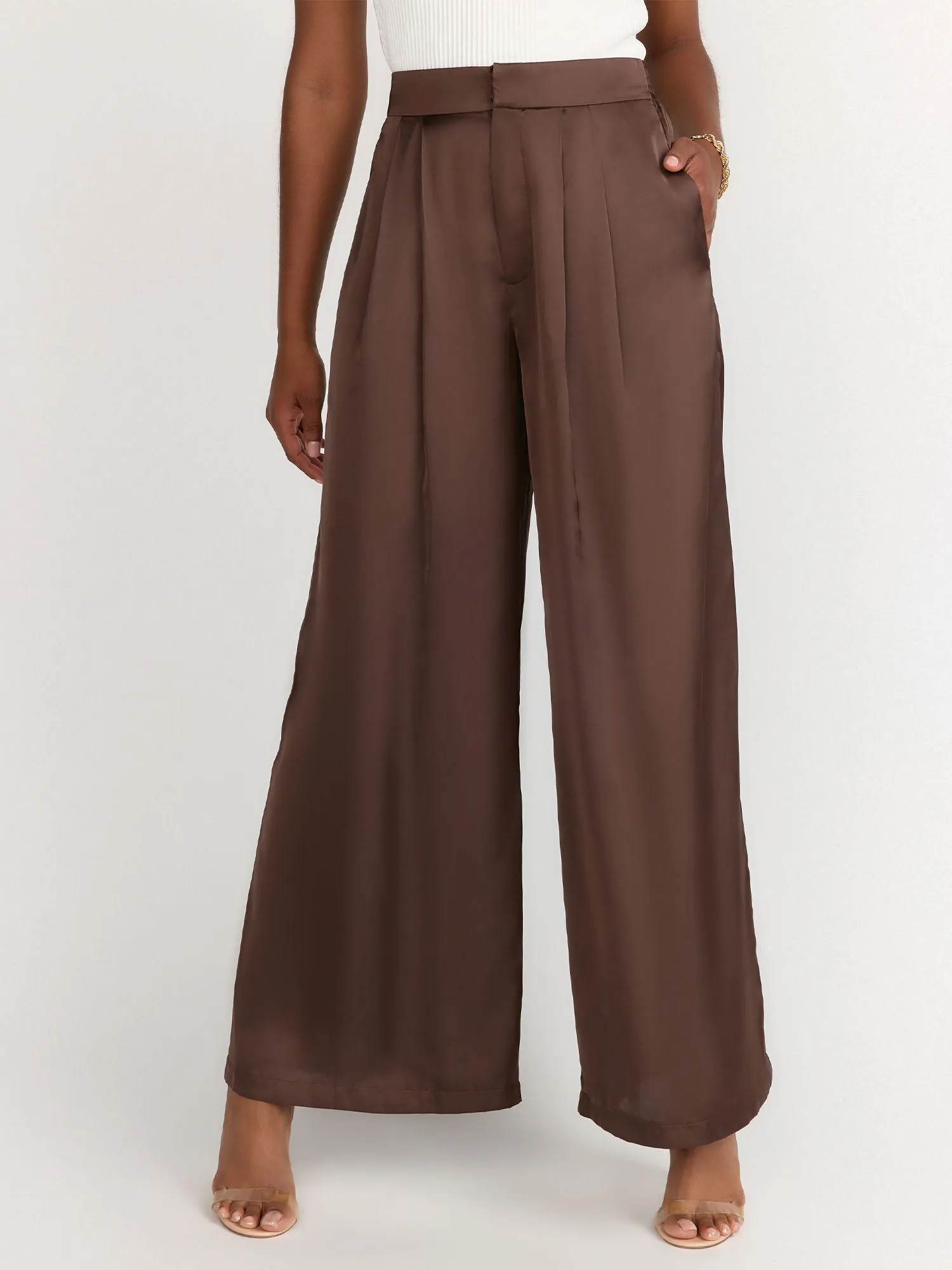 Mustard Seed Satin Wide Leg Pant - Brands We Love