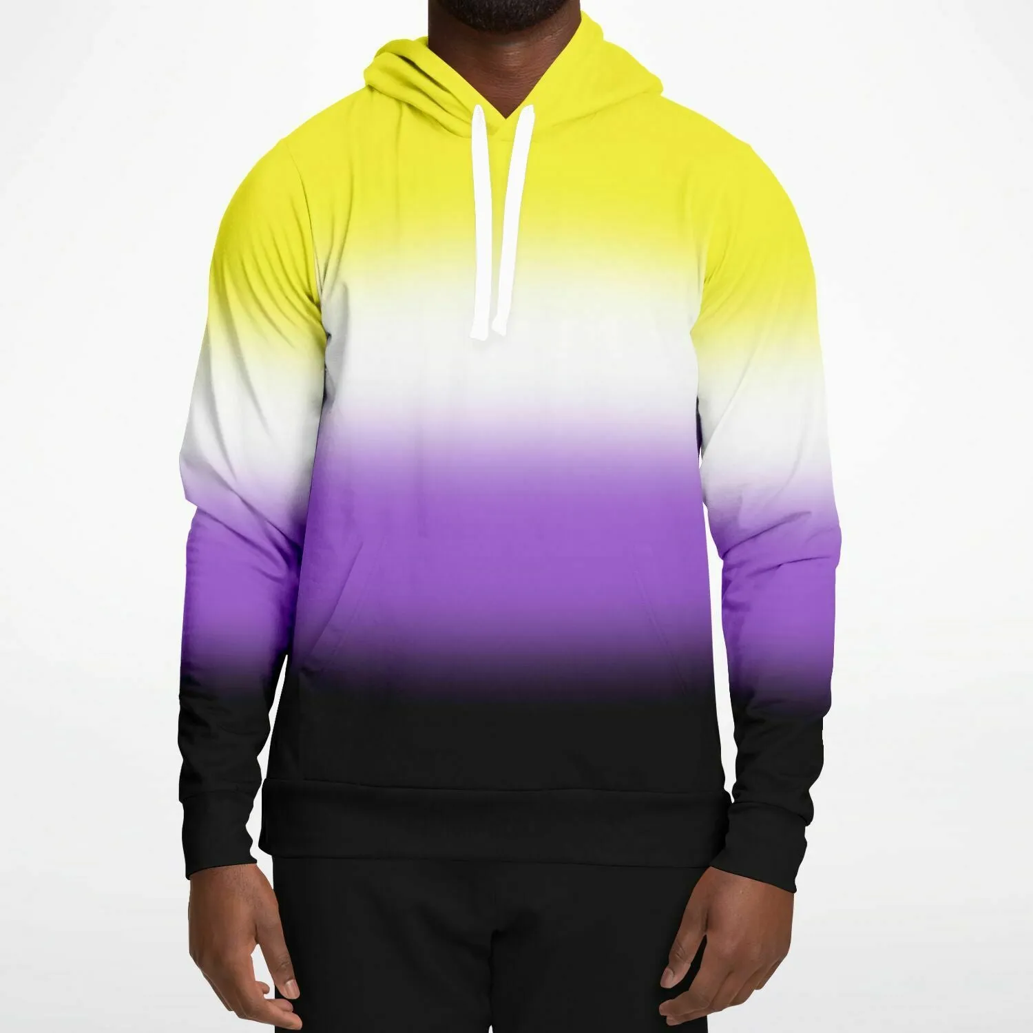 Non-binary Pride Ombre Pullover Hoodie