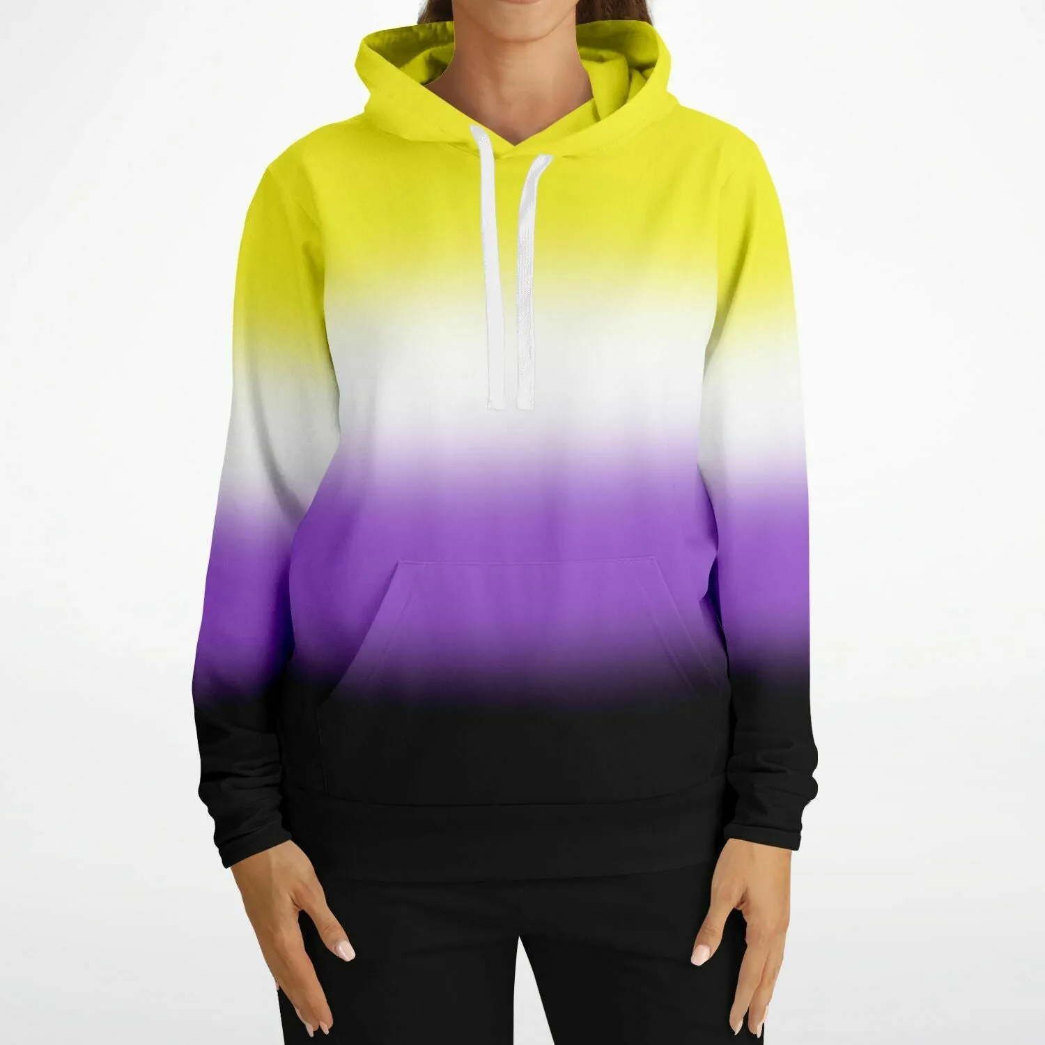 Non-binary Pride Ombre Pullover Hoodie