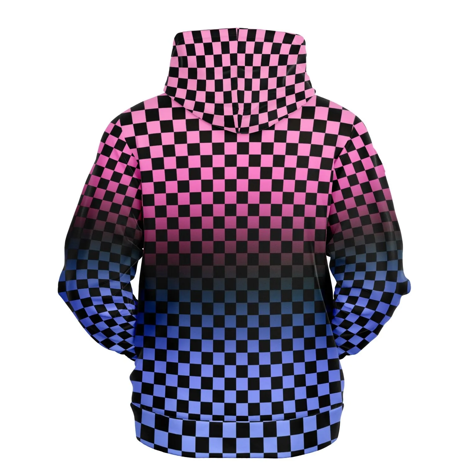 Omnisexual Pride Black Checkered Pullover Hoodie
