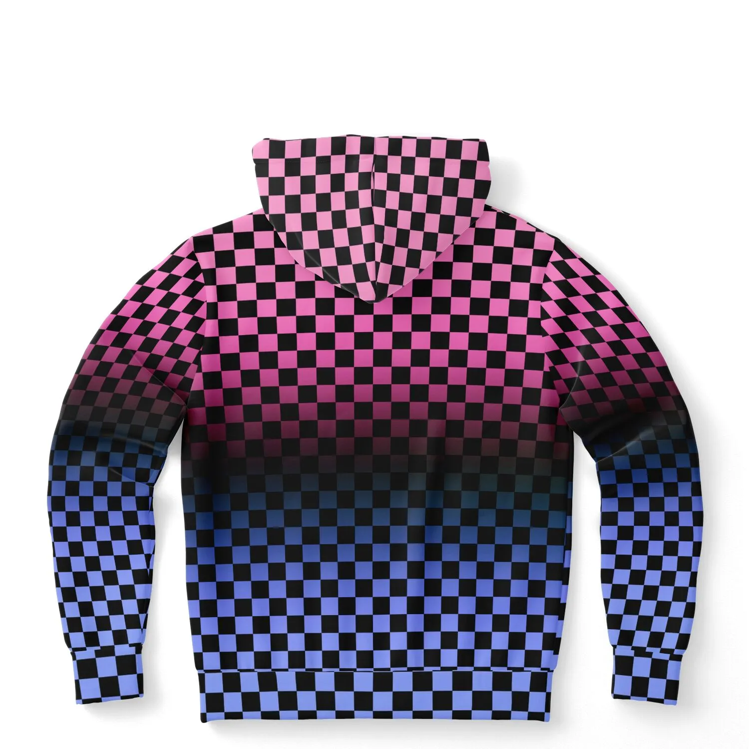Omnisexual Pride Black Checkered Pullover Hoodie