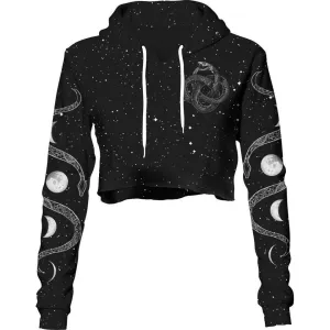 Ouroboros Crop Hoodie