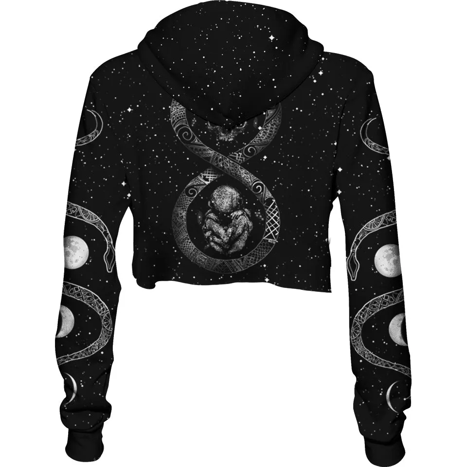 Ouroboros Crop Hoodie