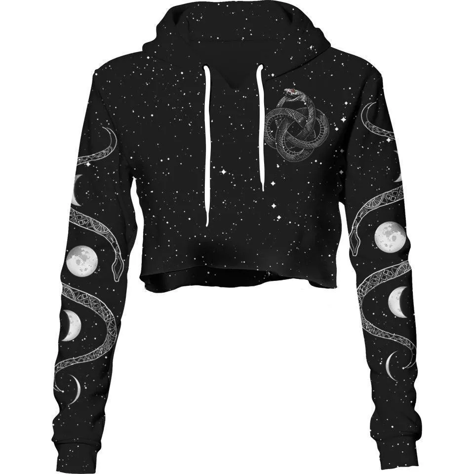 Ouroboros Crop Hoodie