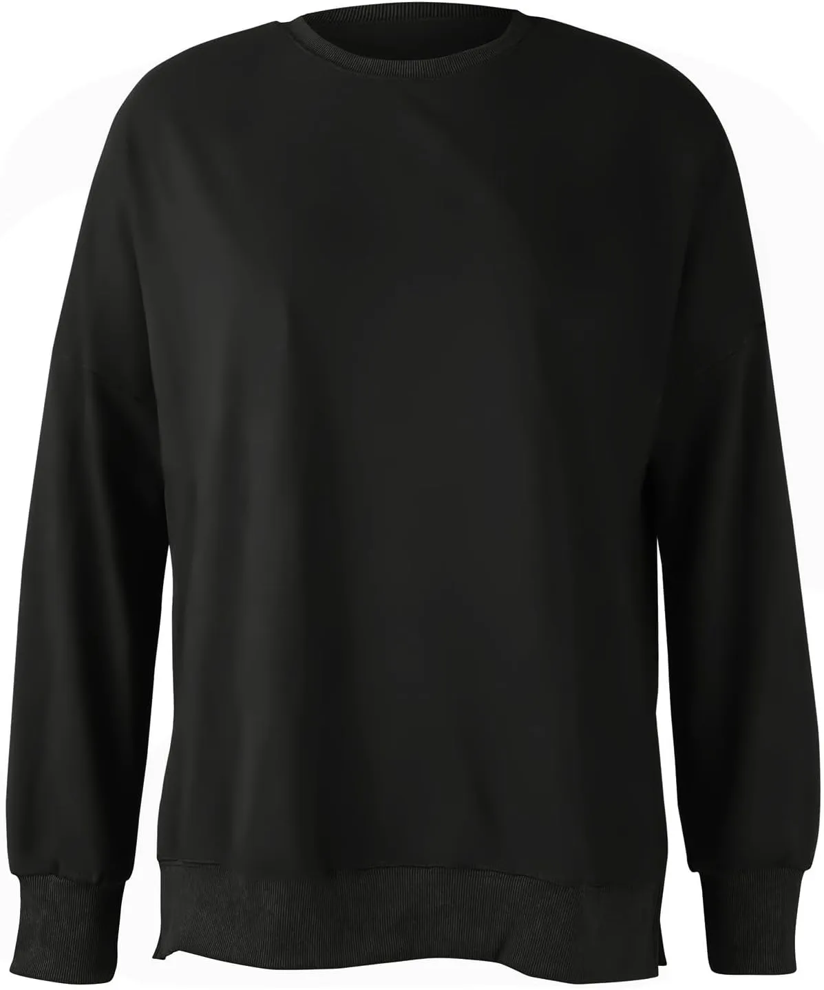 Oversized Sweatshirt for Women Casual Loose Cozy Sweater Long Sleeve Crewneck Lightweight Pullover 2024 Fall Clothes