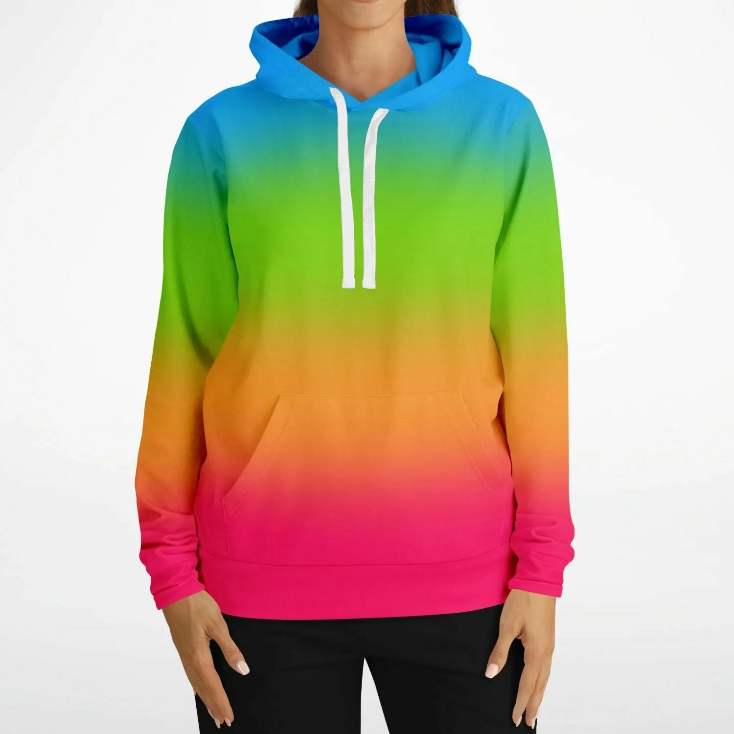 Panromantic Pride Ombre Pullover Hoodie