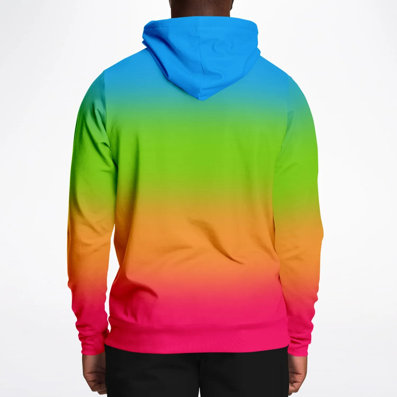 Panromantic Pride Ombre Pullover Hoodie
