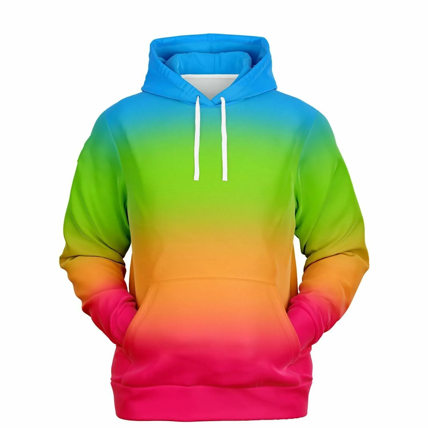 Panromantic Pride Ombre Pullover Hoodie