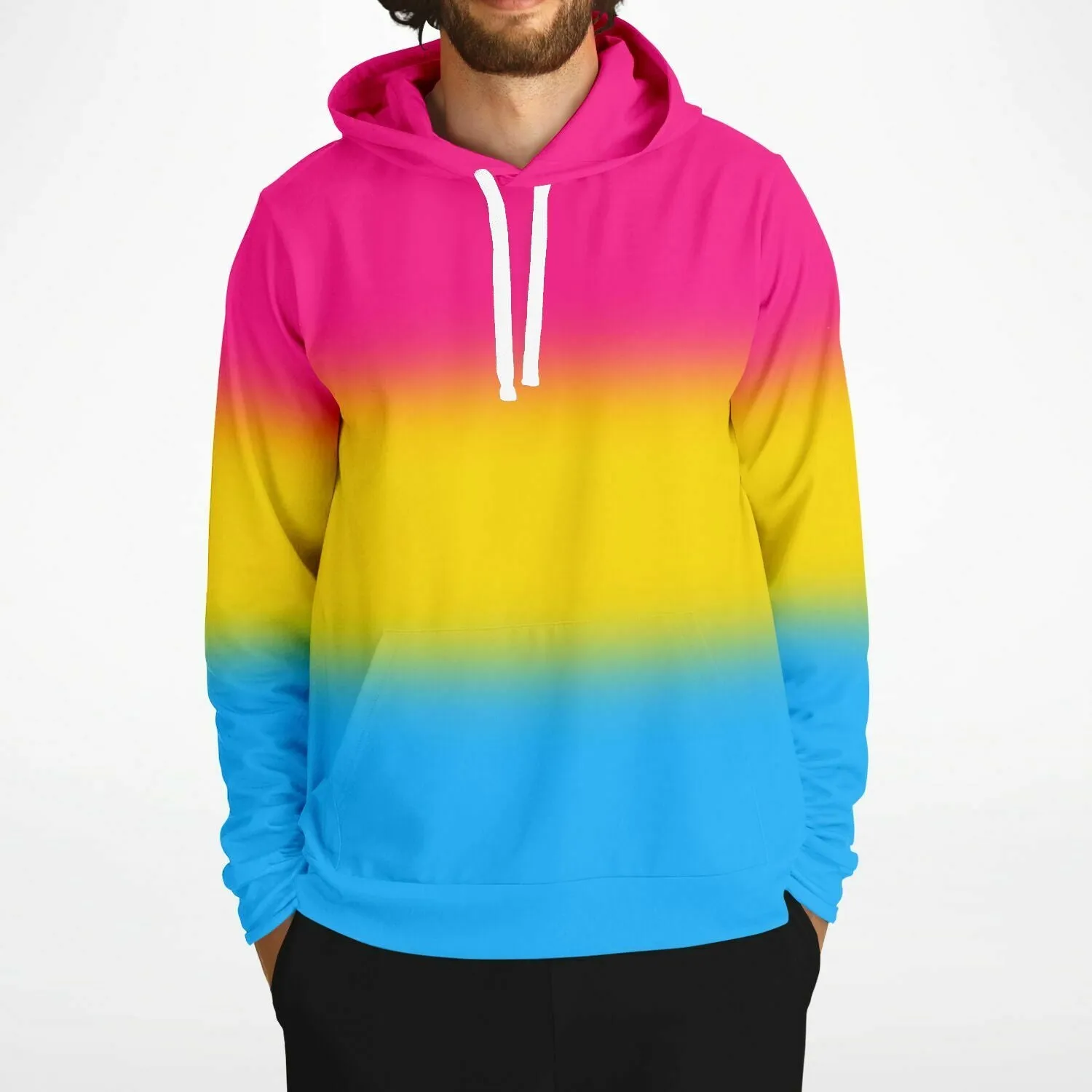 Pansexual Pride Ombre Pullover Hoodie