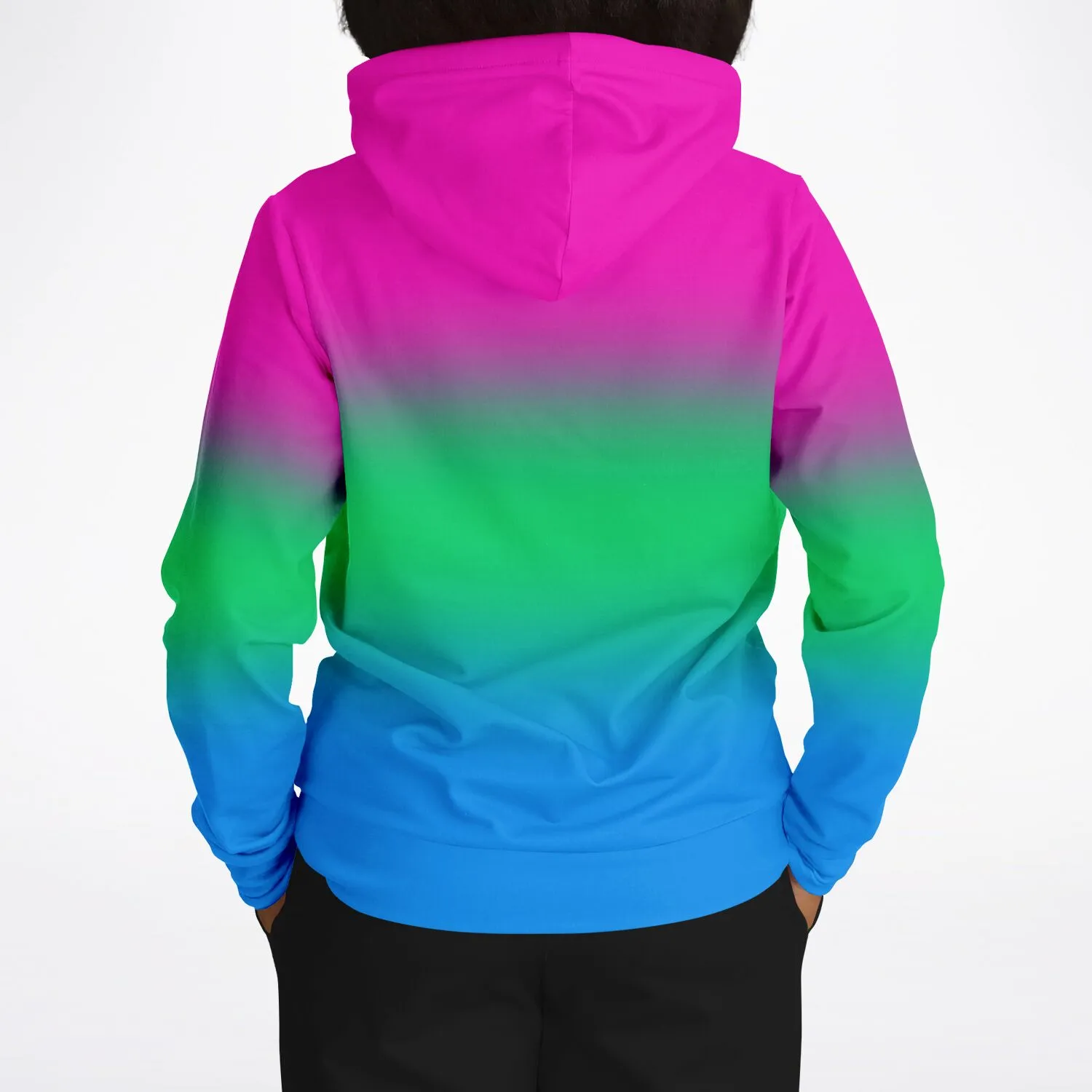 Polysexual Pride Ombre Pullover Hoodie