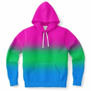 Polysexual Pride Ombre Pullover Hoodie
